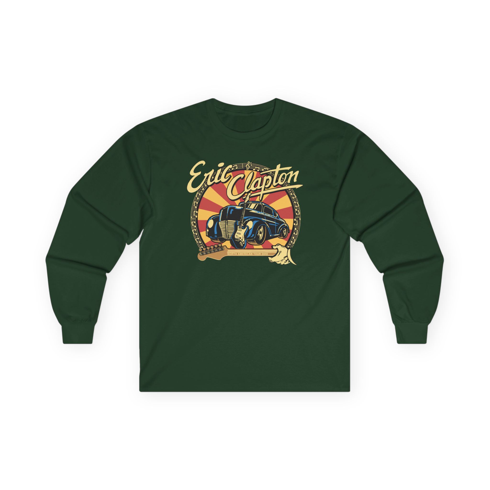 Eric Clapton 2010 North American Tour Unisex Ultra Cotton Long Sleeve Tee
