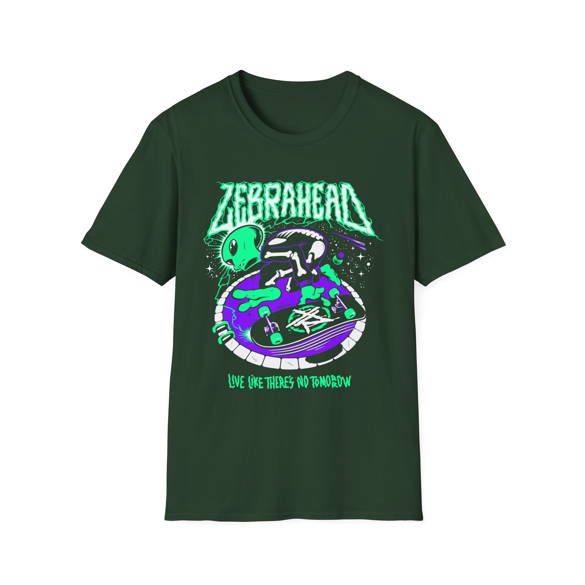 Zebrahead Alien Unisex Softstyle T-Shirt