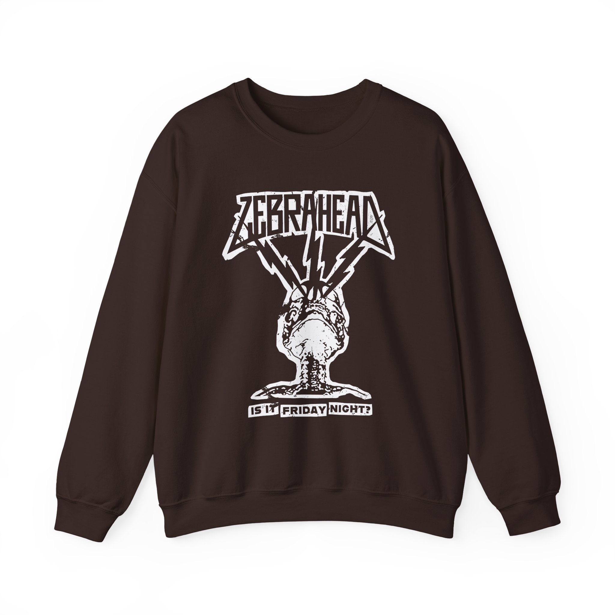 Zebrahead Lightning Skull Friday night tour Unisex Heavy Blendâ„¢ Crewneck Sweatshirt