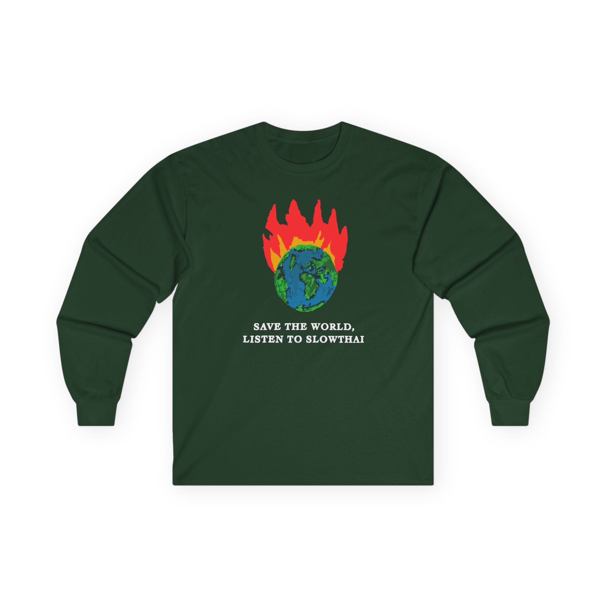 Save the World Listen to Slowthai Unisex Ultra Cotton Long Sleeve Tee