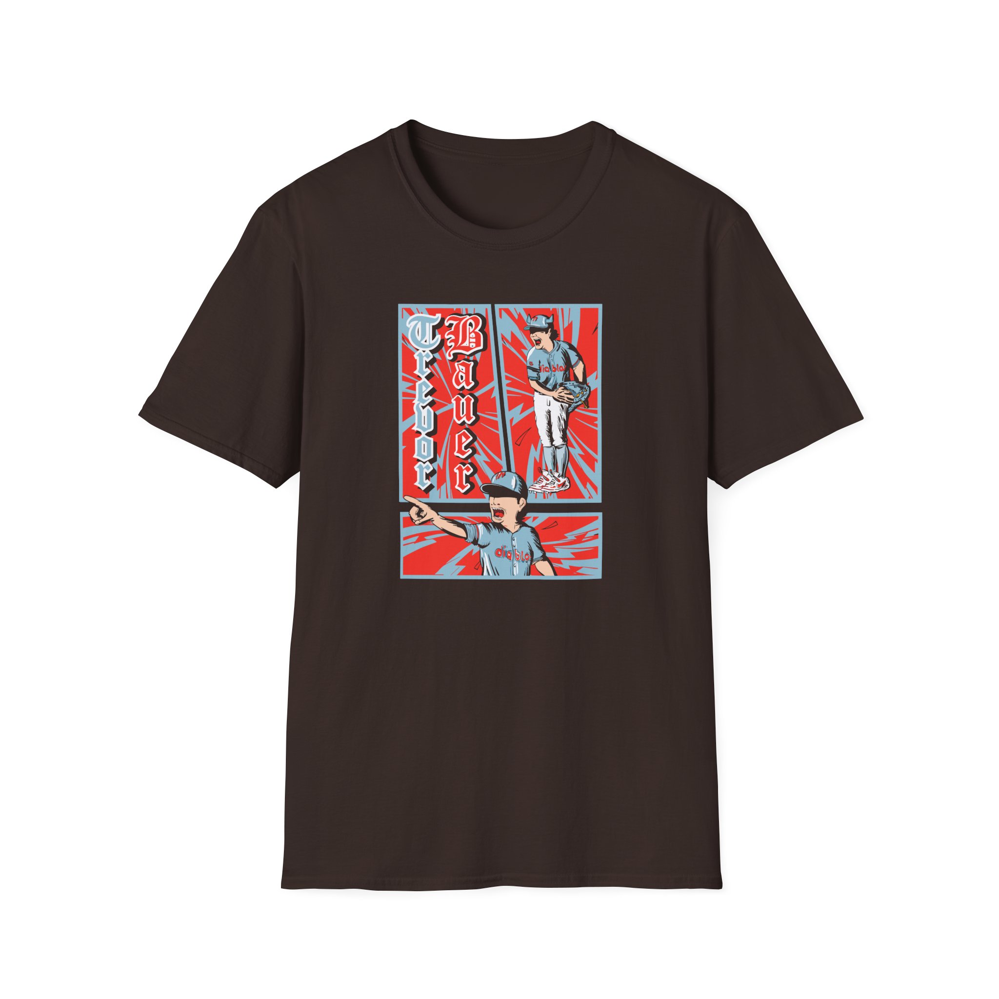 Trevor Bauer Diablo's Comic Strip Unisex Softstyle T-Shirt