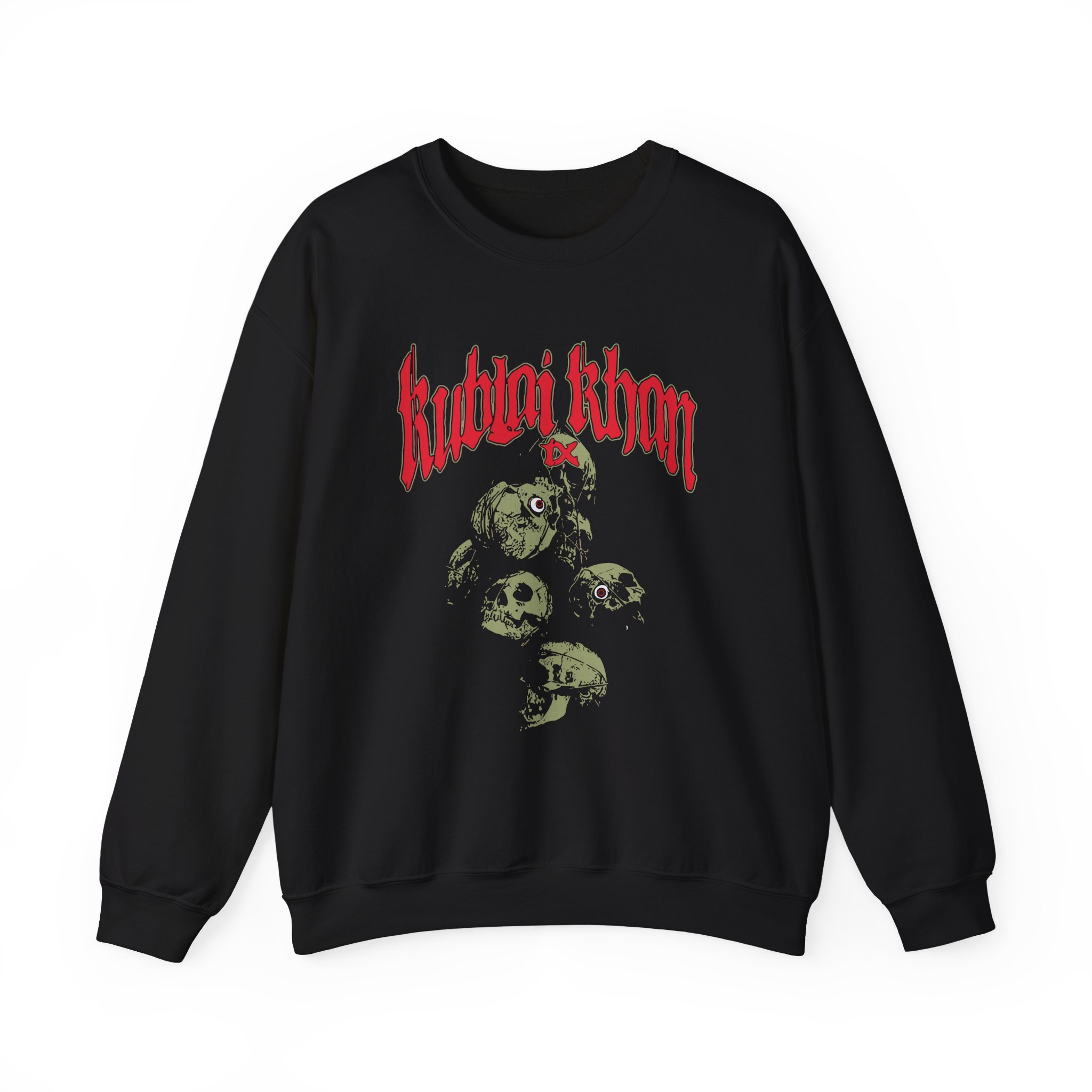 Kublai Khan - Skull Unisex Heavy Blendâ„¢ Crewneck Sweatshirt