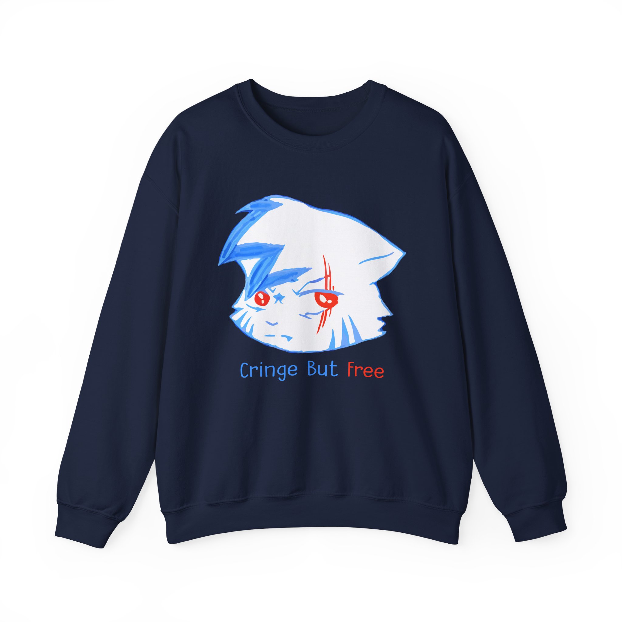 Izzzyzzz Cringe but Free Unisex Heavy Blendâ„¢ Crewneck Sweatshirt