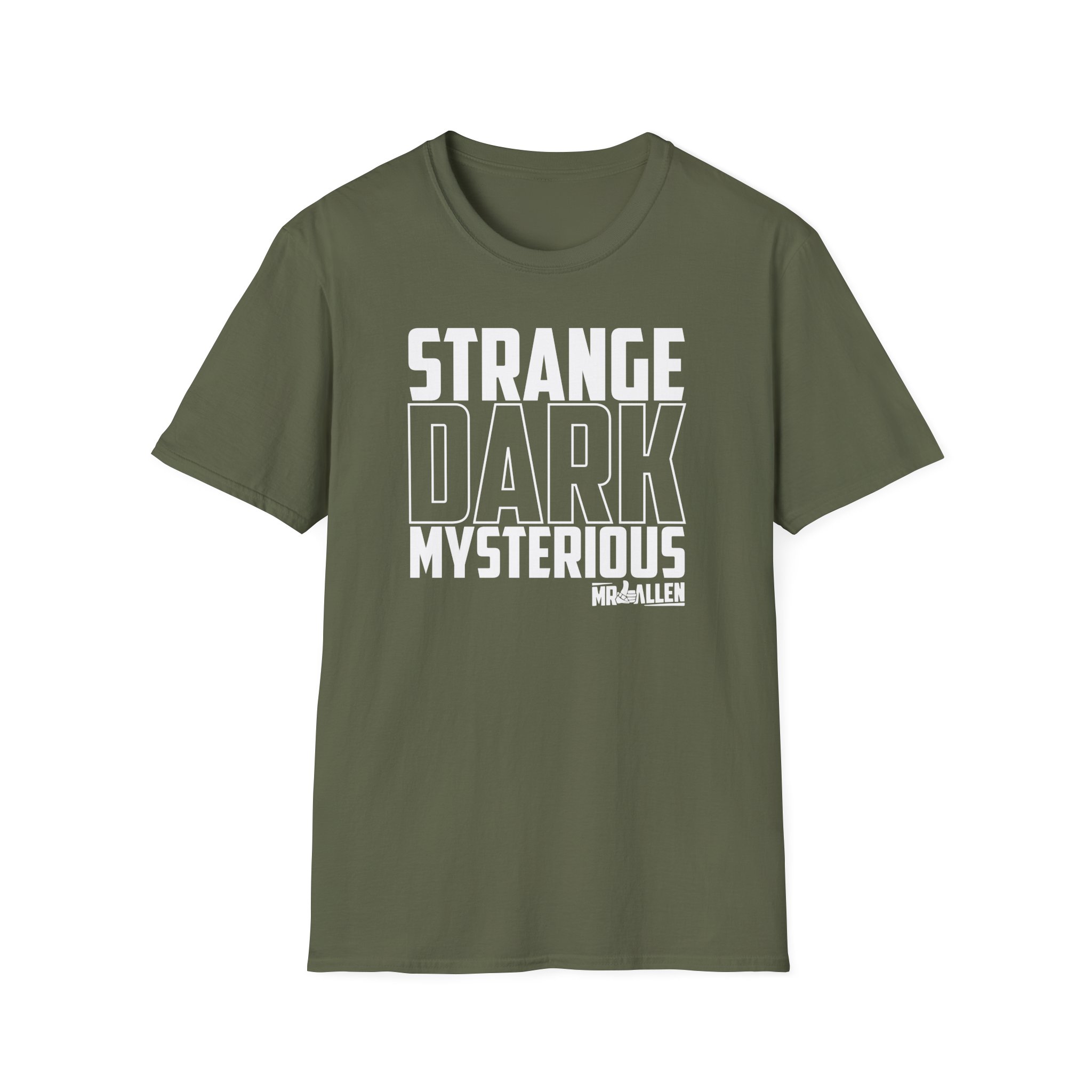 Mrballen Strange Dark Mysterious Unisex Softstyle T-Shirt