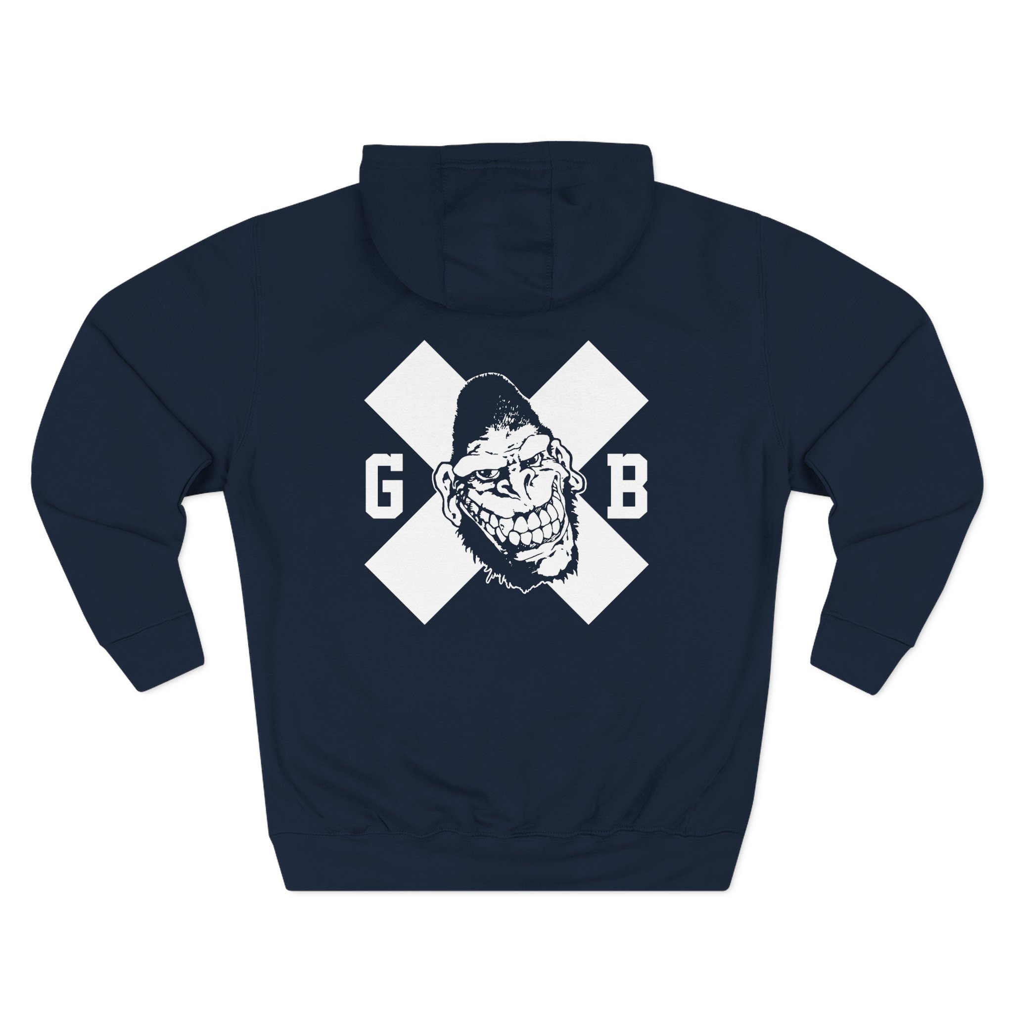 Gorilla Biscuits Gorilla X Three-Panel Fleece Hoodie
