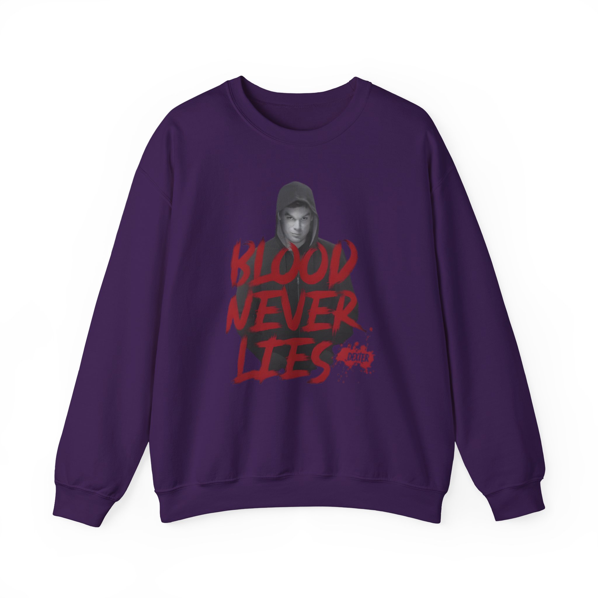 Dexter Blood Never Lies Unisex Heavy Blendâ„¢ Crewneck Sweatshirt