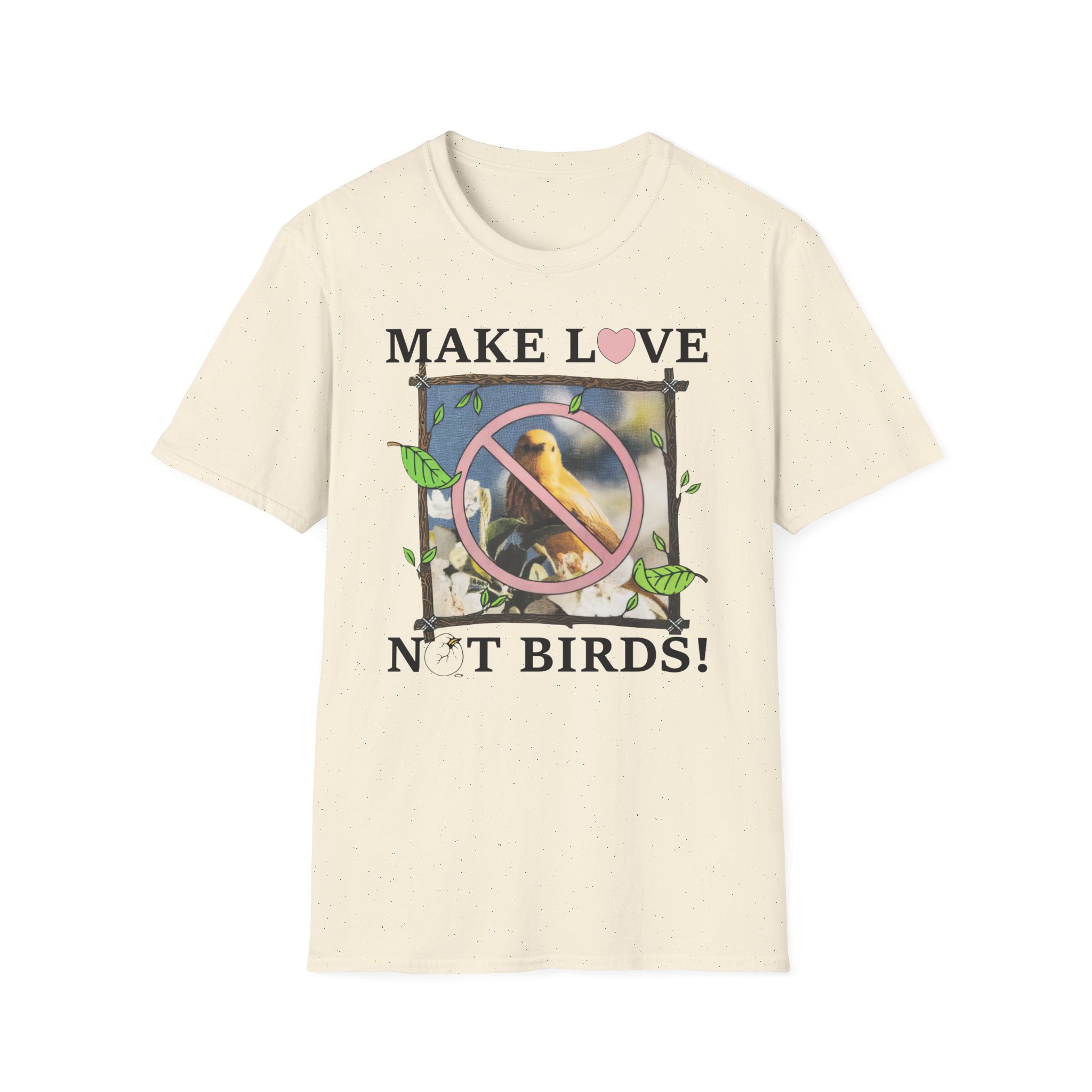 Birds Arent Real Unisex Softstyle T-Shirt