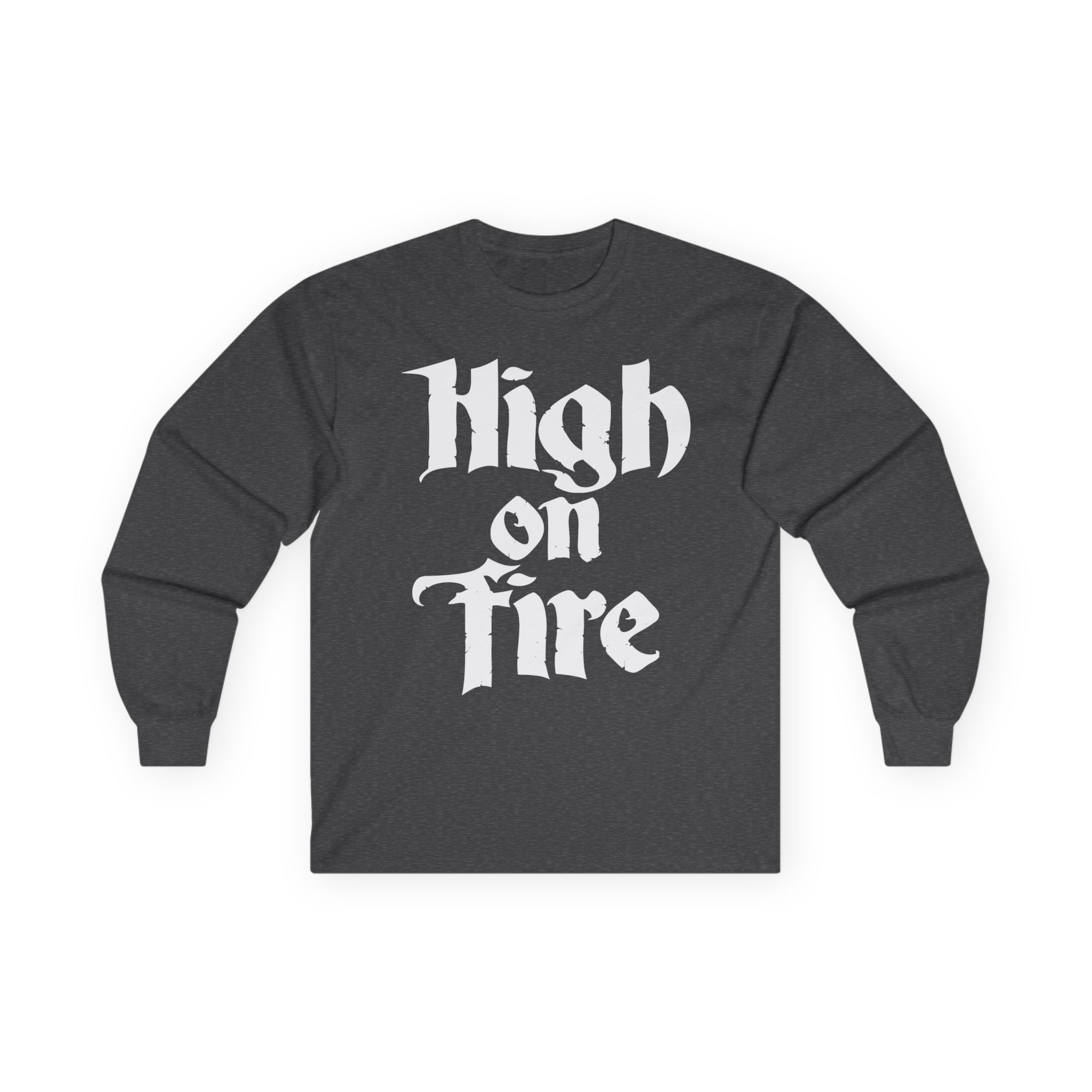 High on Fire Logo Unisex Ultra Cotton Long Sleeve Tee
