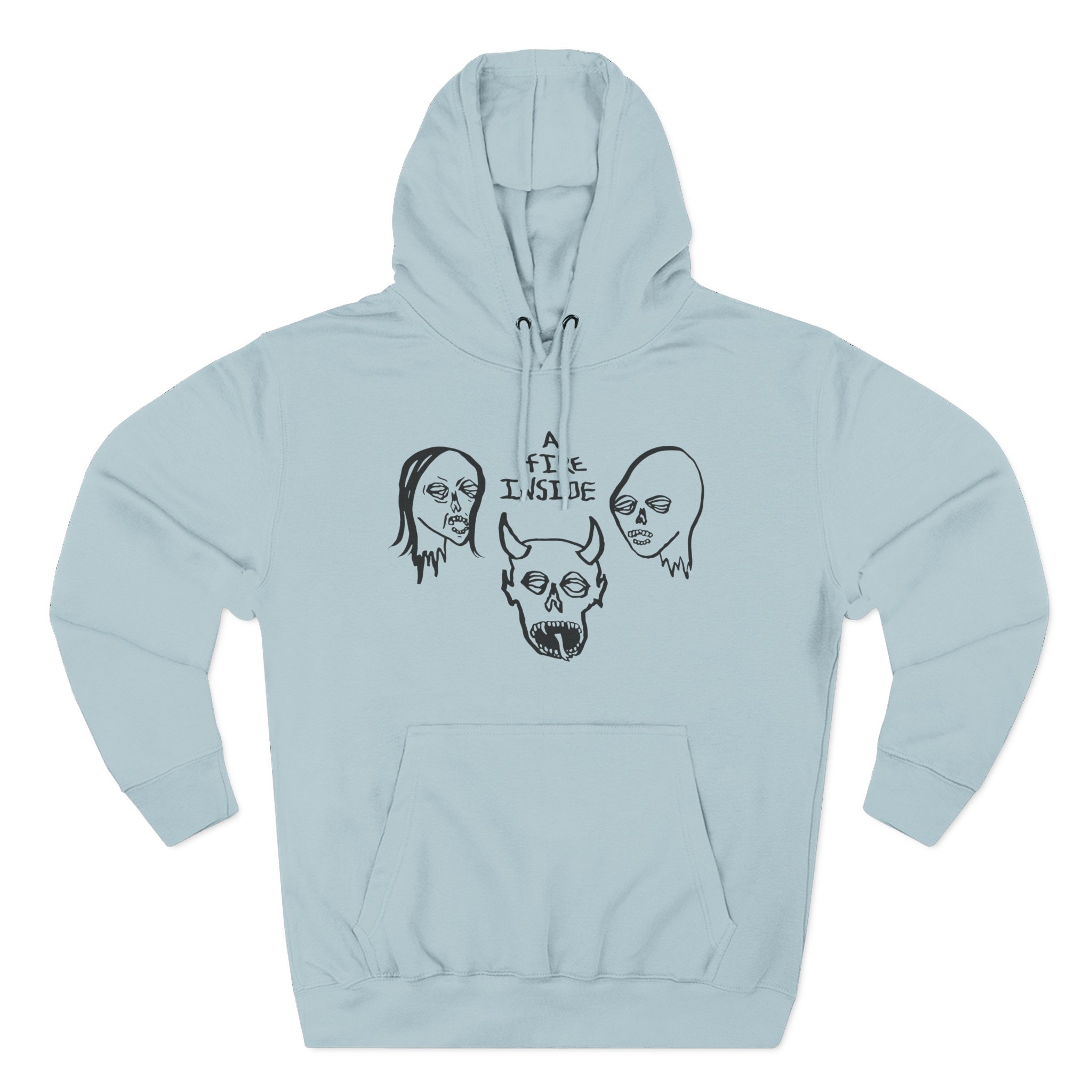 Afi Faces Three-Panel Fleece Hoodie
