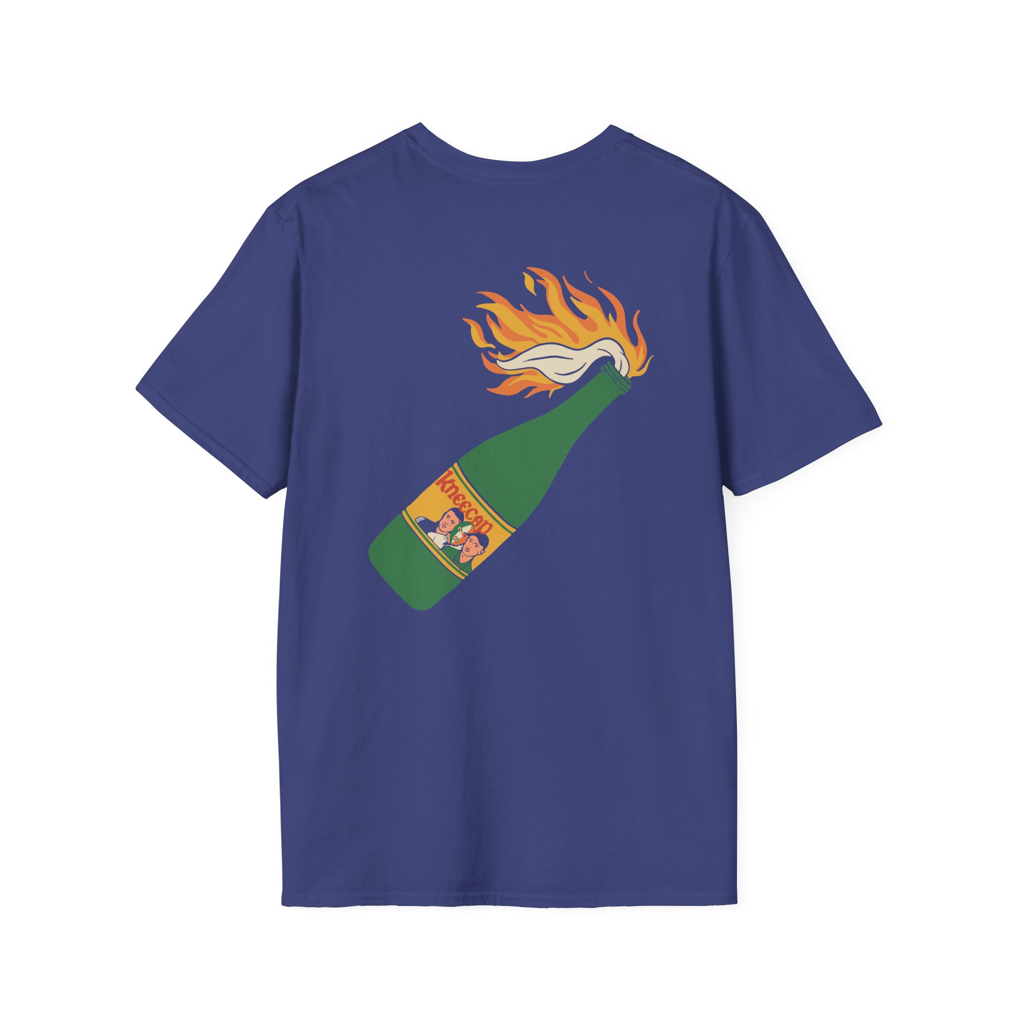 Flaming Buckfast Unisex Softstyle T-Shirt