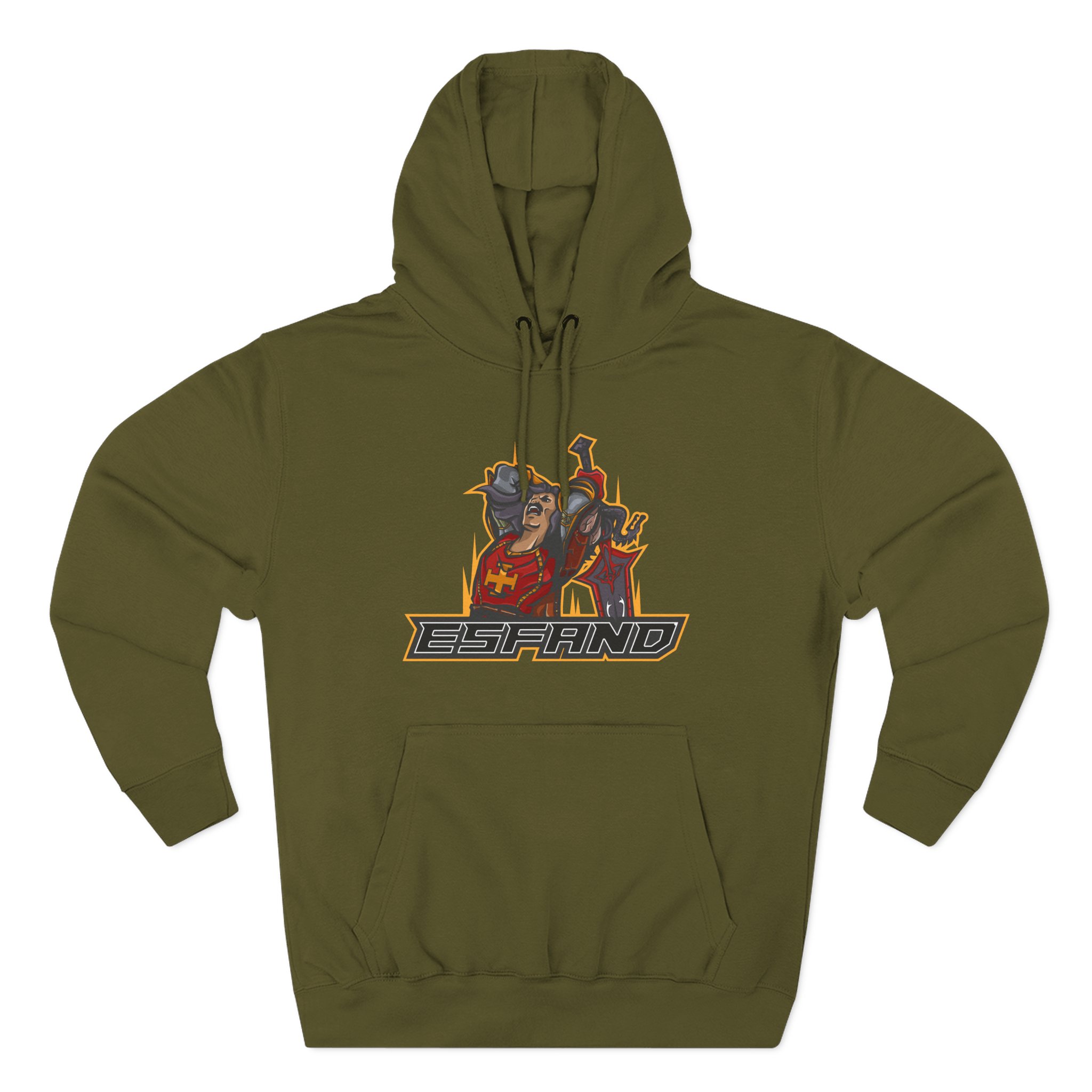Esfand Three-Panel Fleece Hoodie