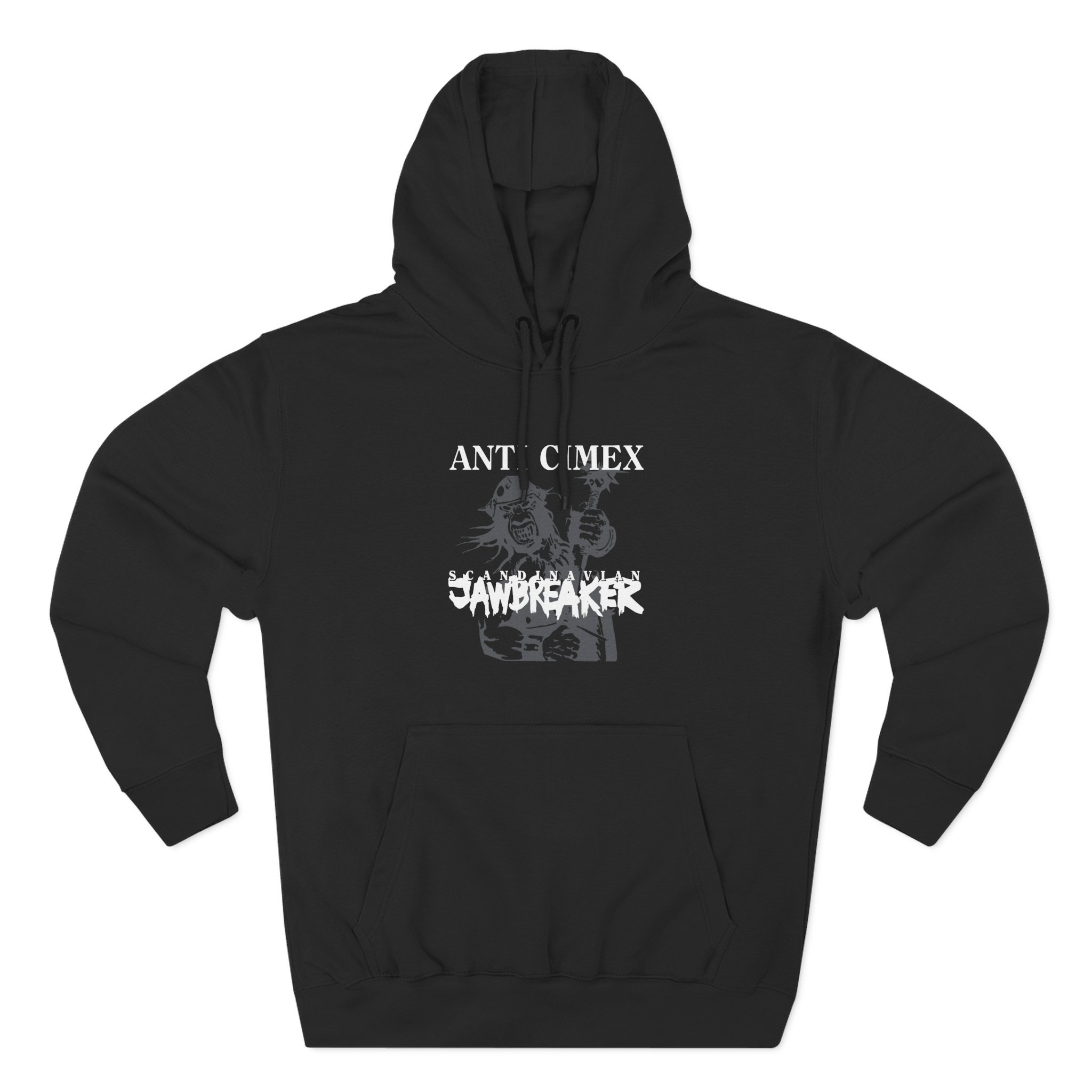 Anti Cimex Scandinavian Jawbreaker Three-panel Fleece Hoodie