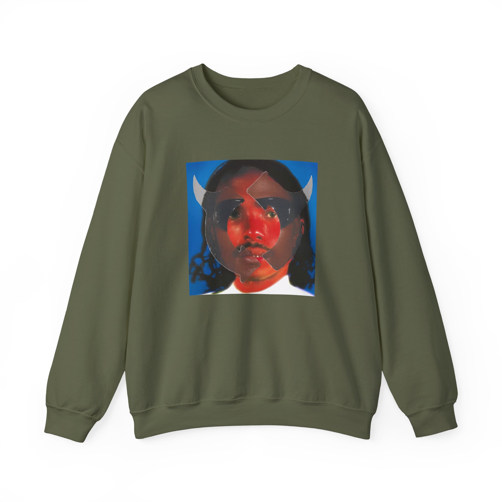 Steve Lacy Gemini Rights Album Cover Unisex Heavy Blendâ„¢ Crewneck Sweatshirt