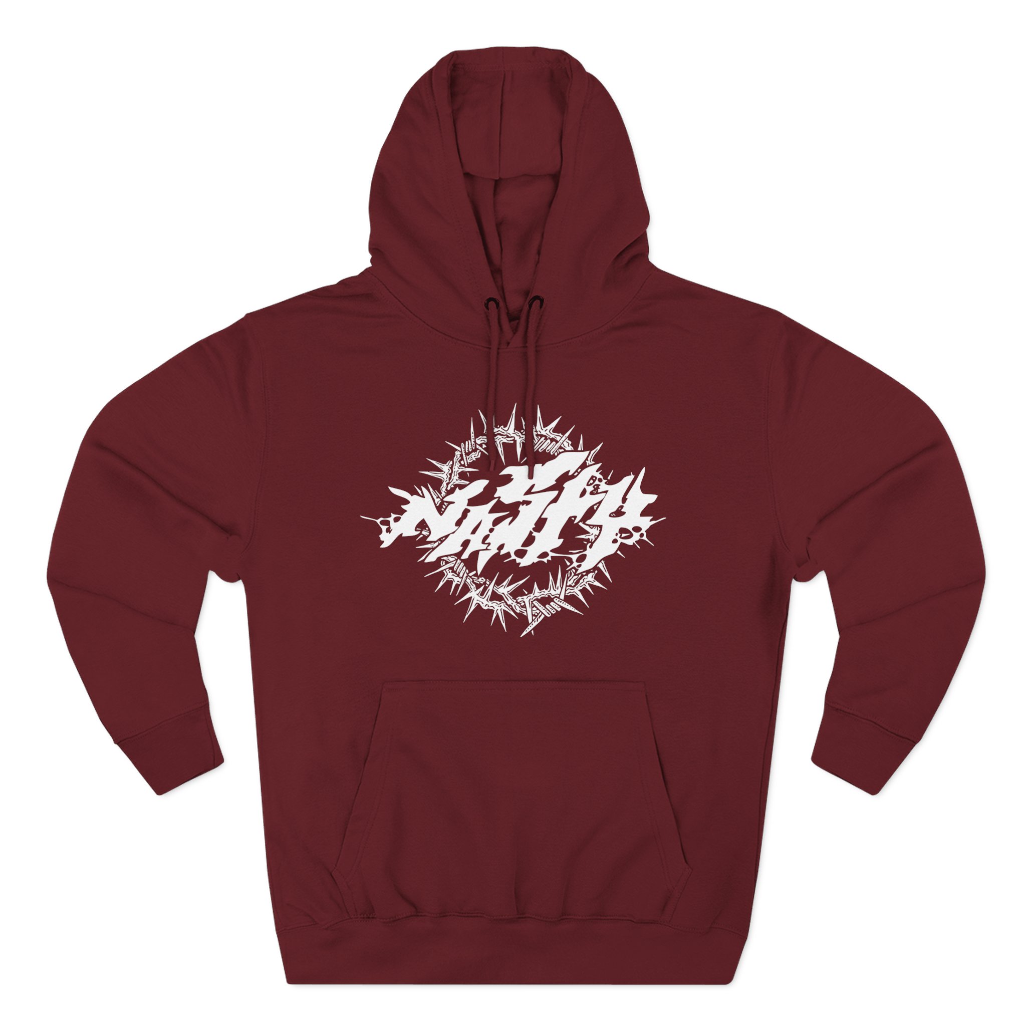 Nasty Thorns Three-Panel Fleece Hoodie