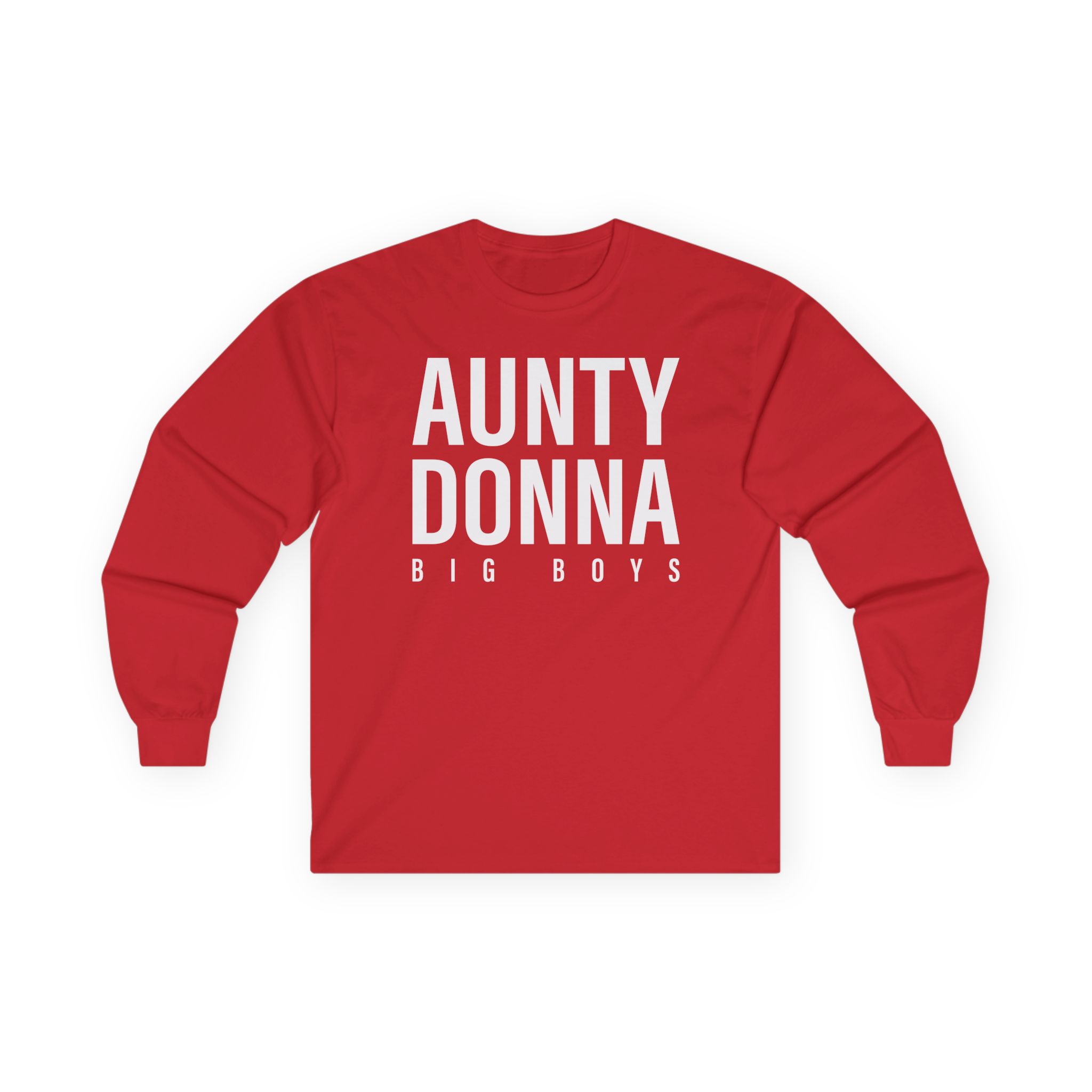 Aunty Donna Big Boys Unisex Ultra Cotton Long Sleeve Tee