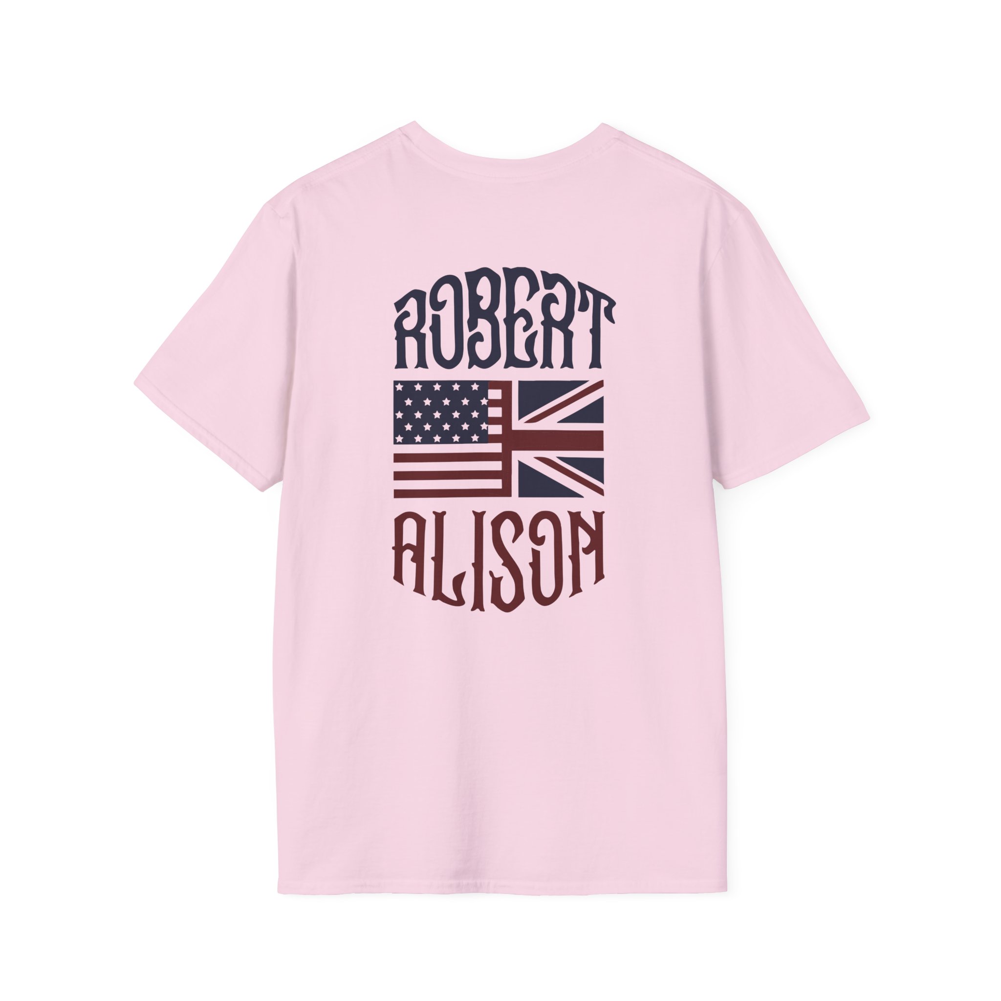 Robert Plant Inflated Type Unisex Softstyle T-Shirt