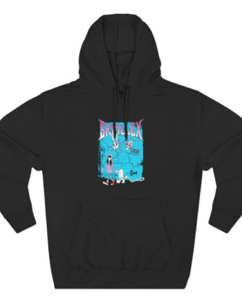 Skrillex Gost Album Cover Three-Panel Fleece Hoodie