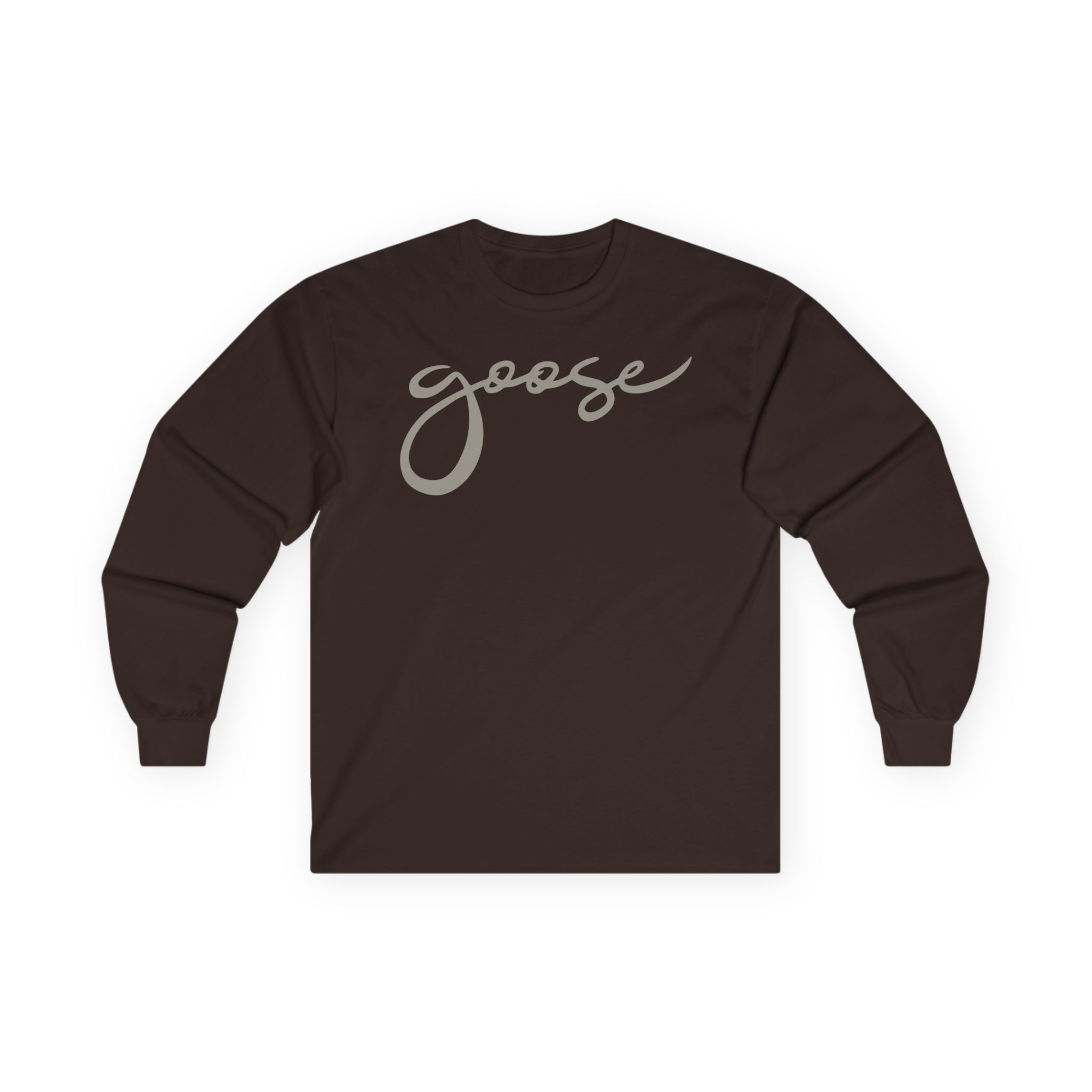 Goose Logo Unisex Ultra Cotton Long Sleeve Tee