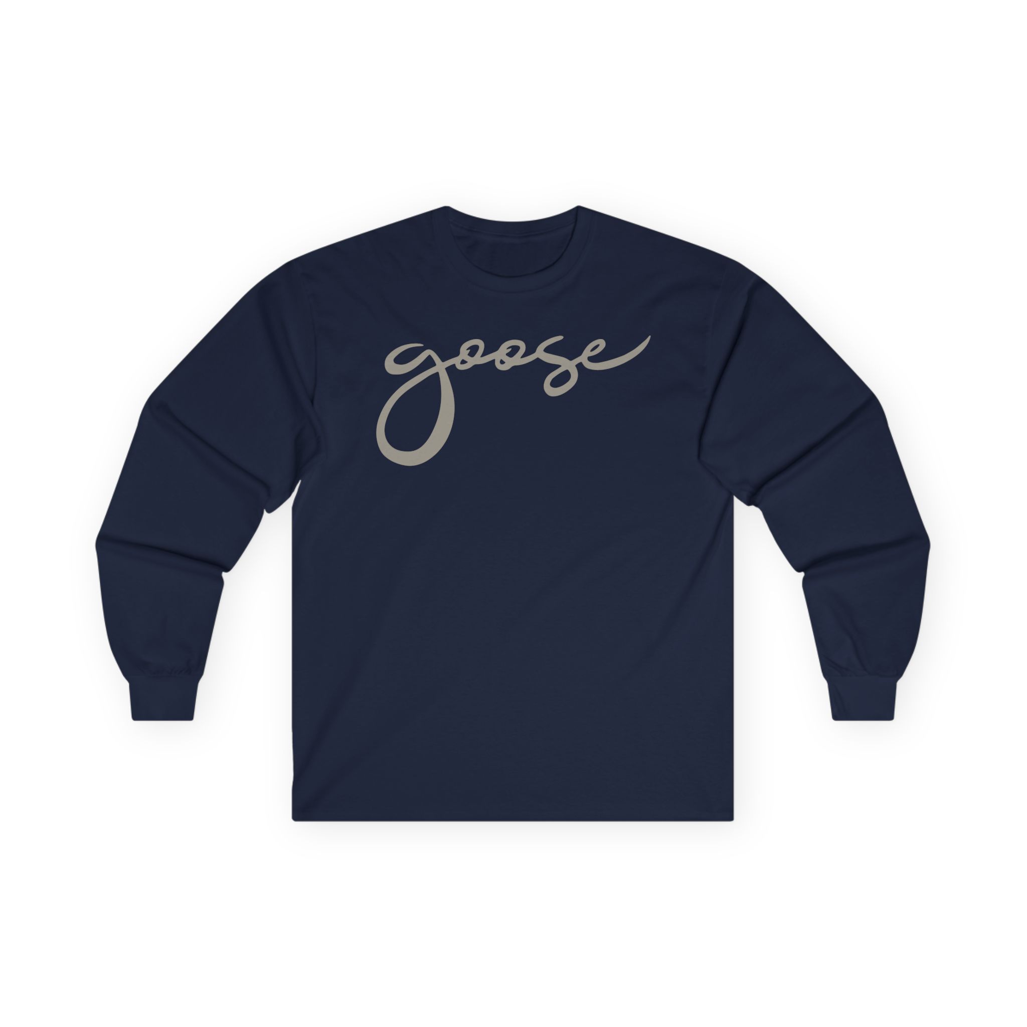 Goose Logo Unisex Ultra Cotton Long Sleeve Tee