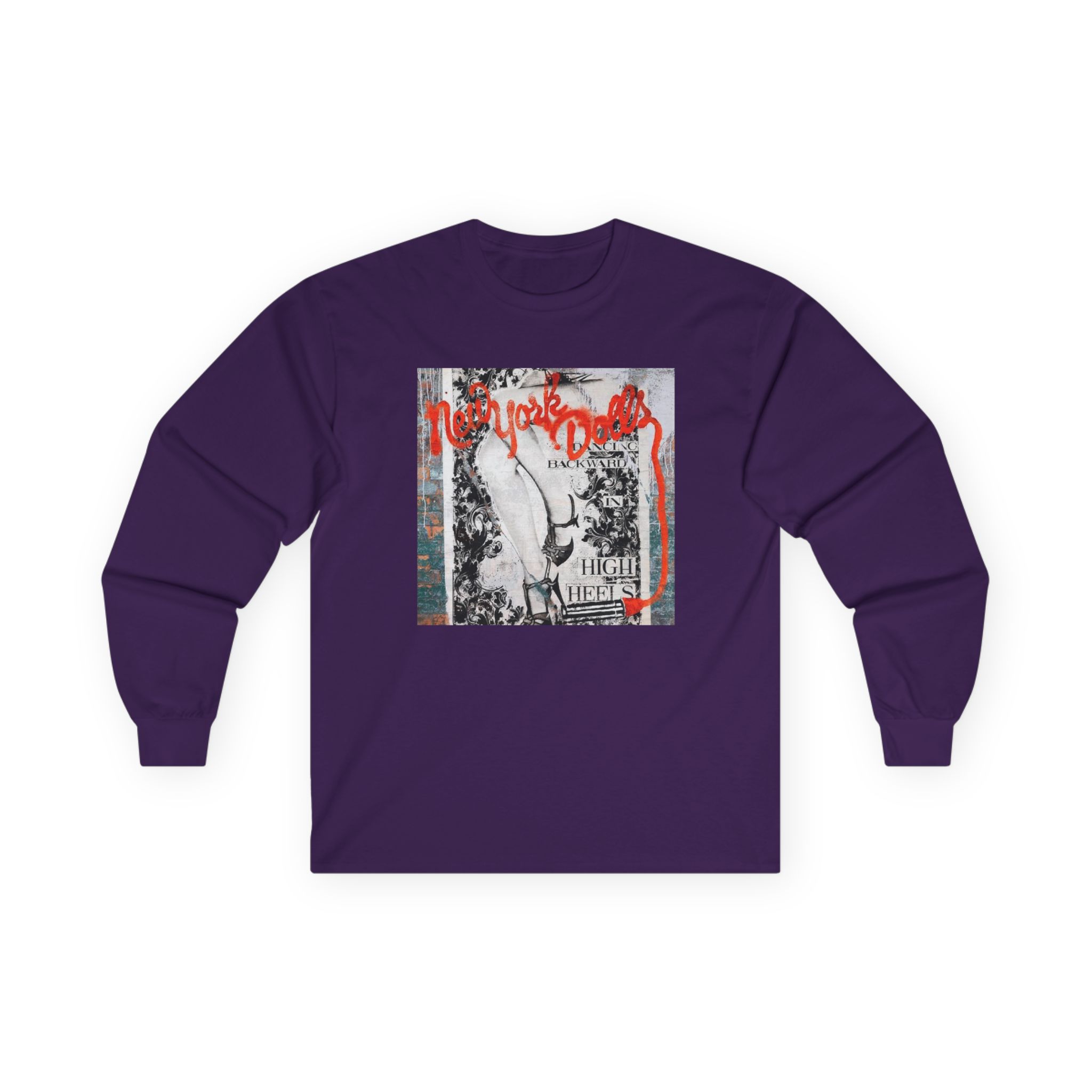 New York Dolls Dancing Backward Album Unisex Ultra Cotton Long Sleeve Tee