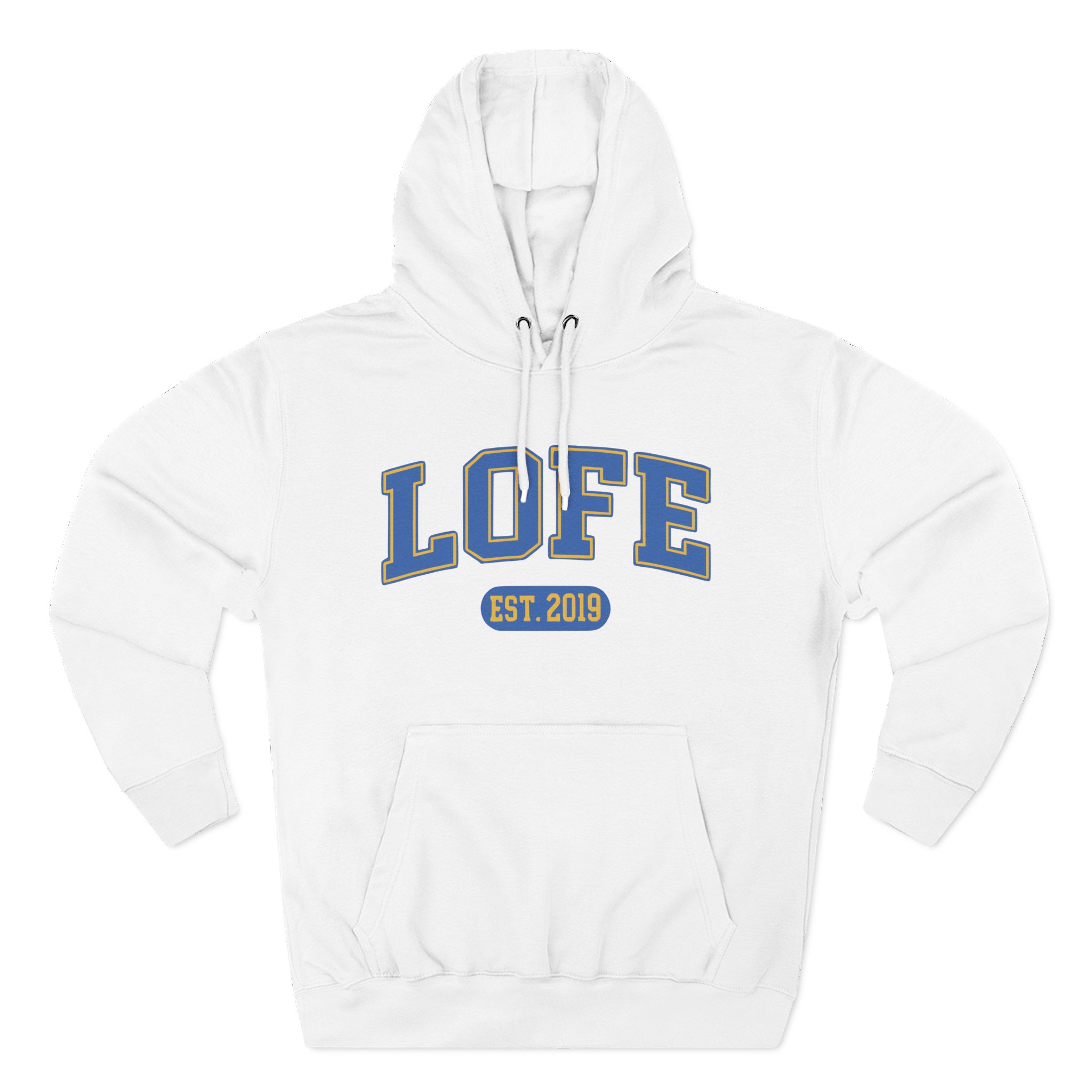Lofe Three-Panel Fleece Hoodie