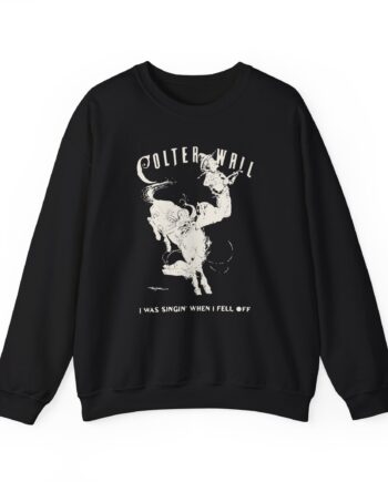 Colter Wall I Was Singin' When I Fell Off Unisex Heavy Blend™ Crewneck Sweatshirt