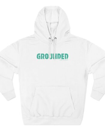 Grounded Logo Three-Panel Fleece Hoodie