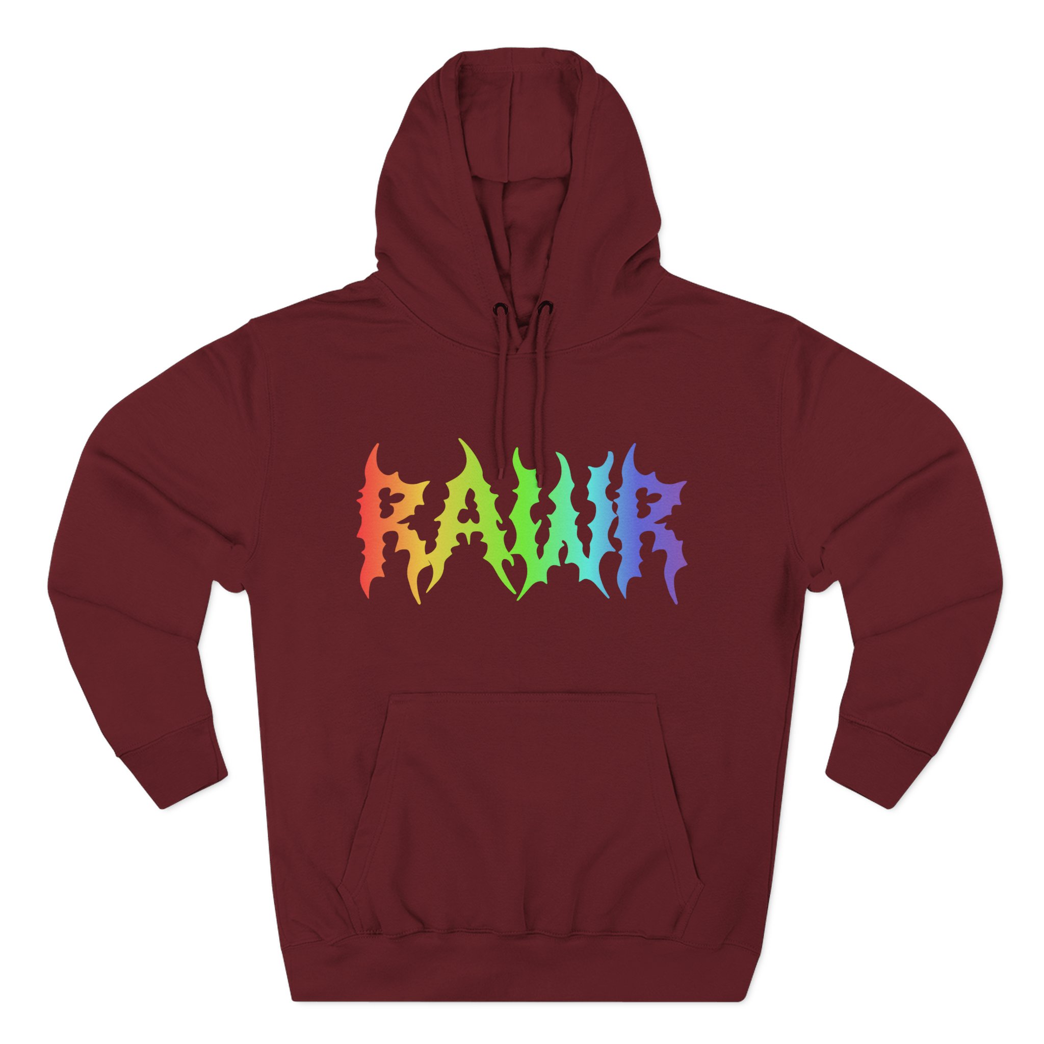 Izzzyzzz Rawr Three-Panel Fleece Hoodie