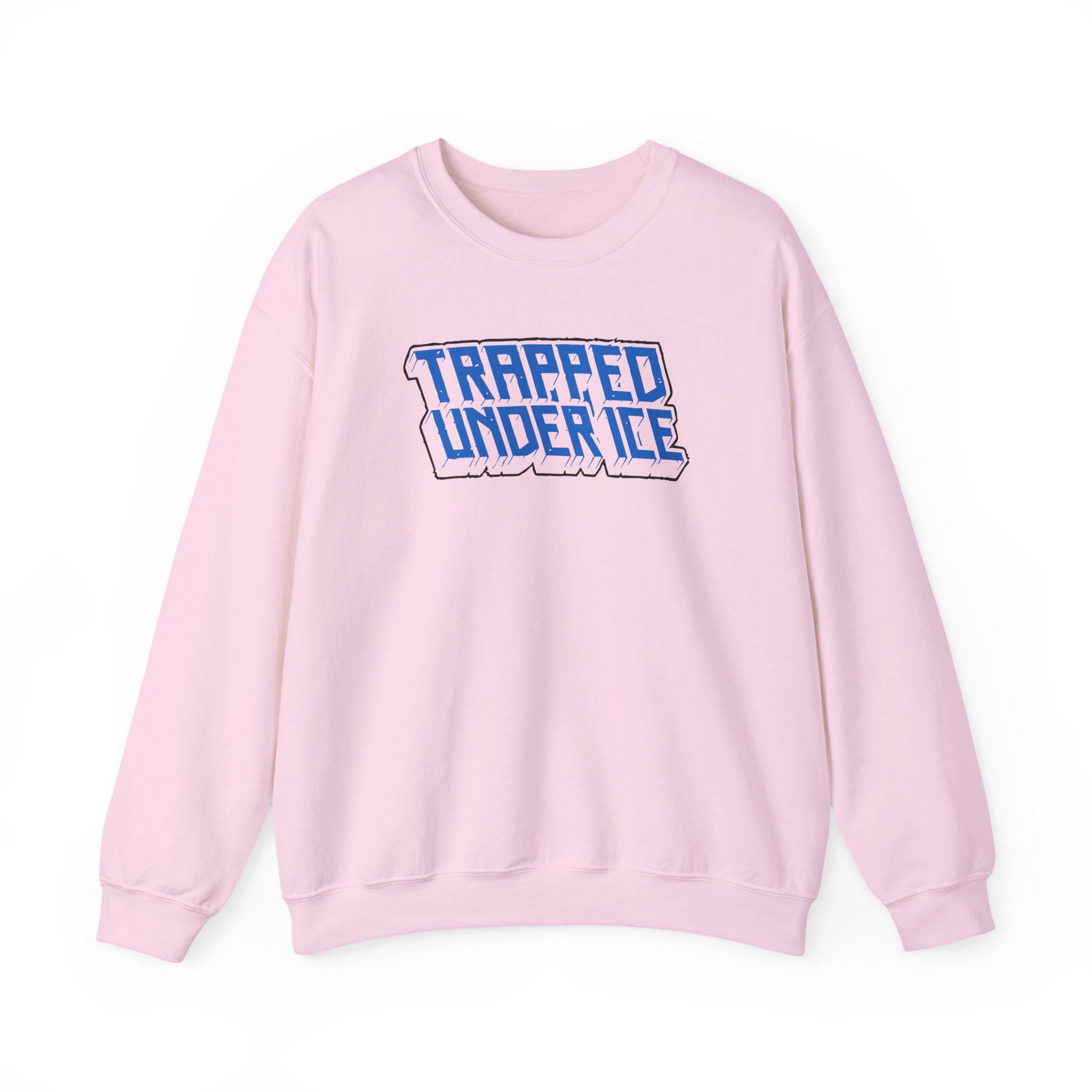Trapped Under Ice Stacked 3d Logo Unisex Heavy Blend Crewneck Sweatshirt