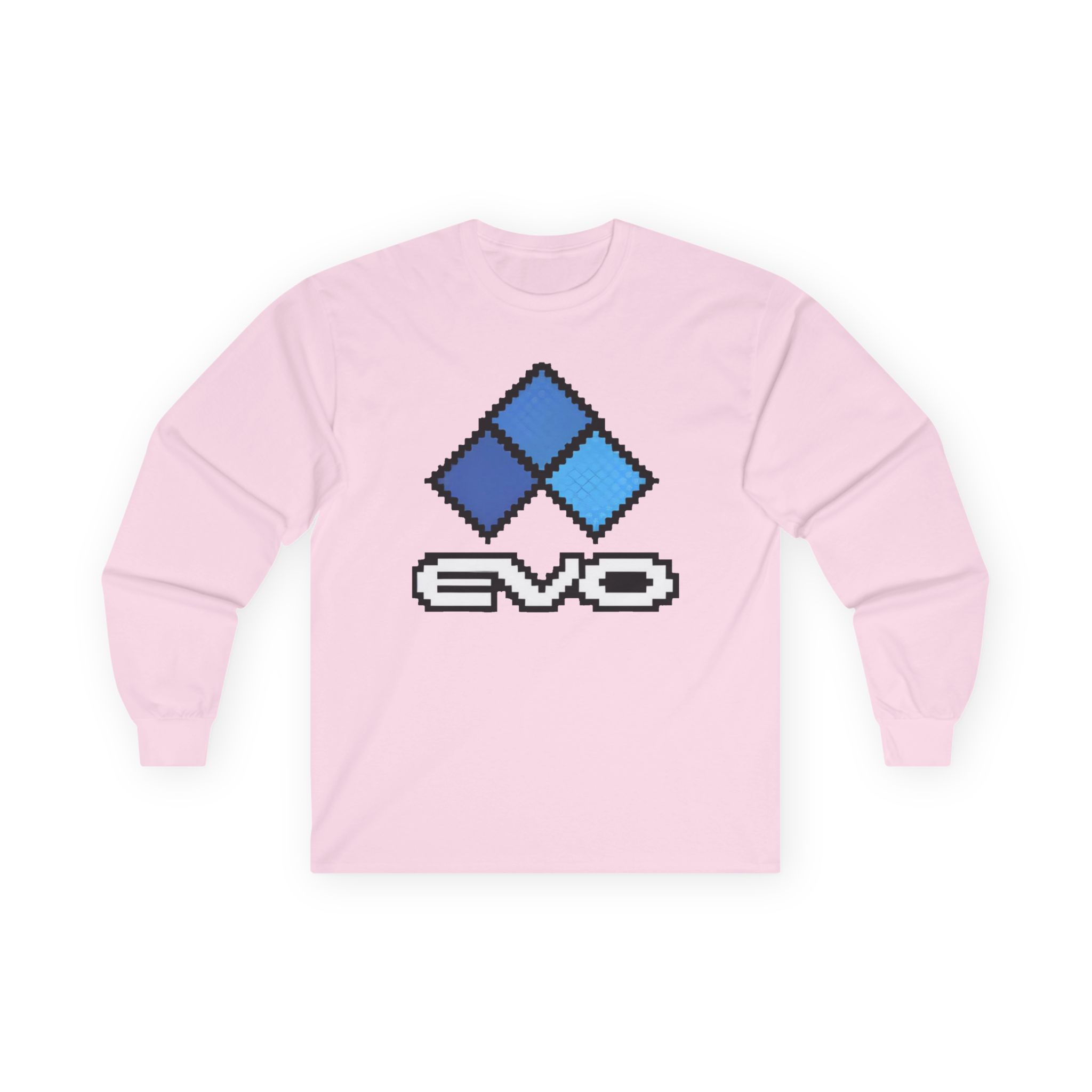 Evo 8 Bit Logo Returns Unisex Ultra Cotton Long Sleeve Tee