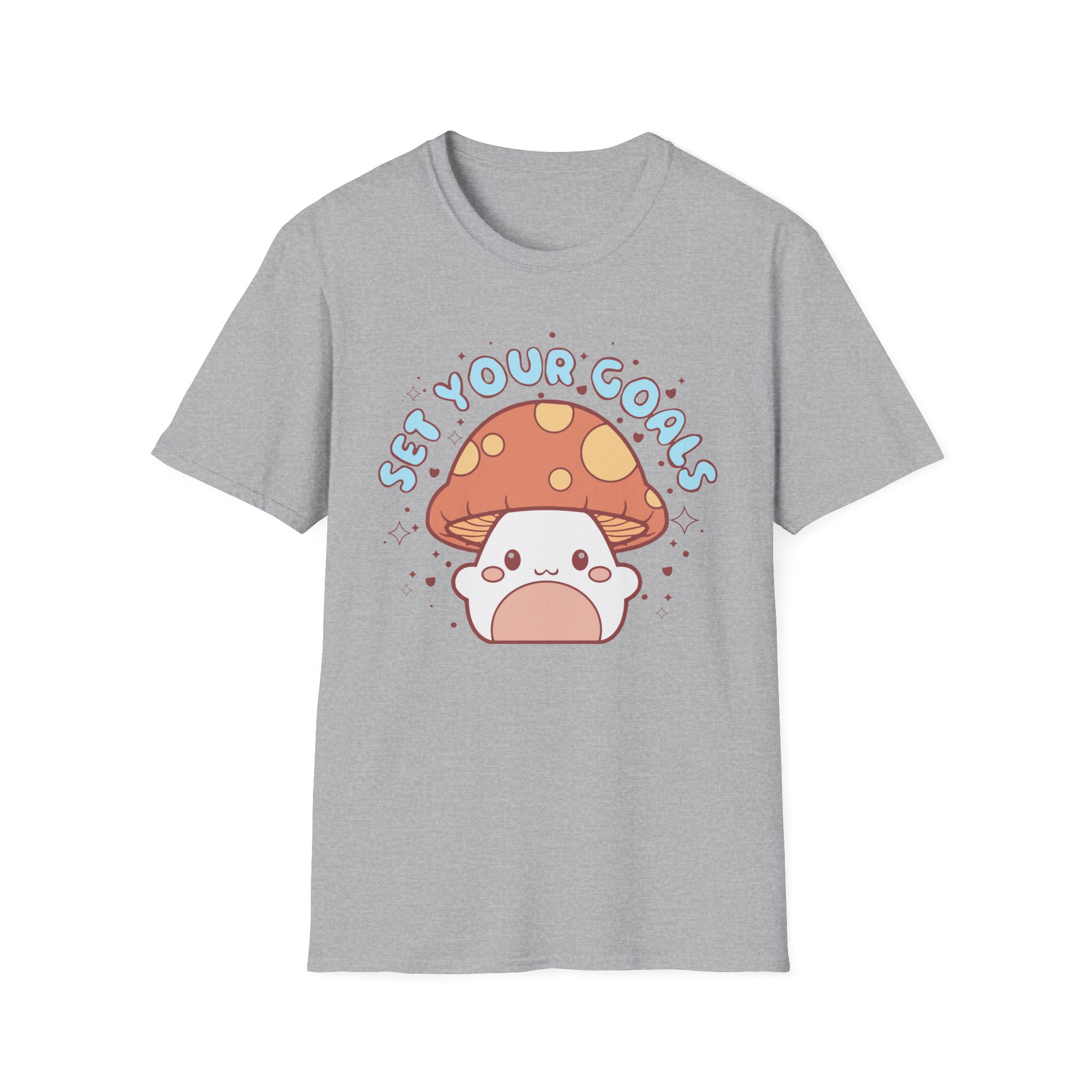 Set Your Goals Shroom Unisex Softstyle T-Shirt