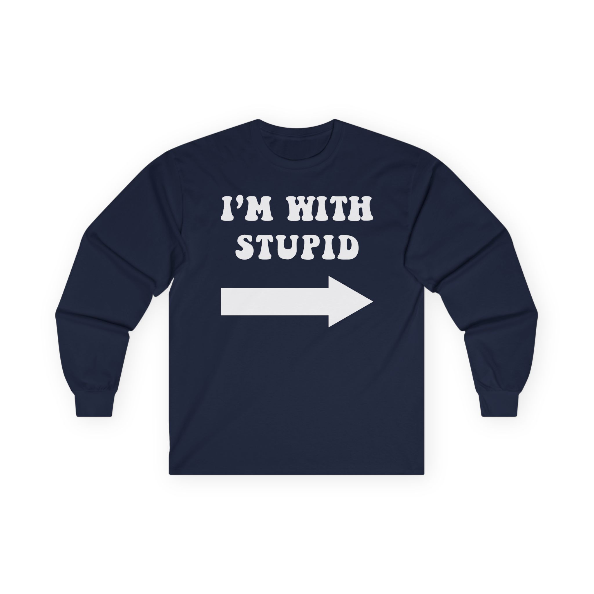 Jimmy Kimmel I'm With Stupid Unisex Ultra Cotton Long Sleeve Tee