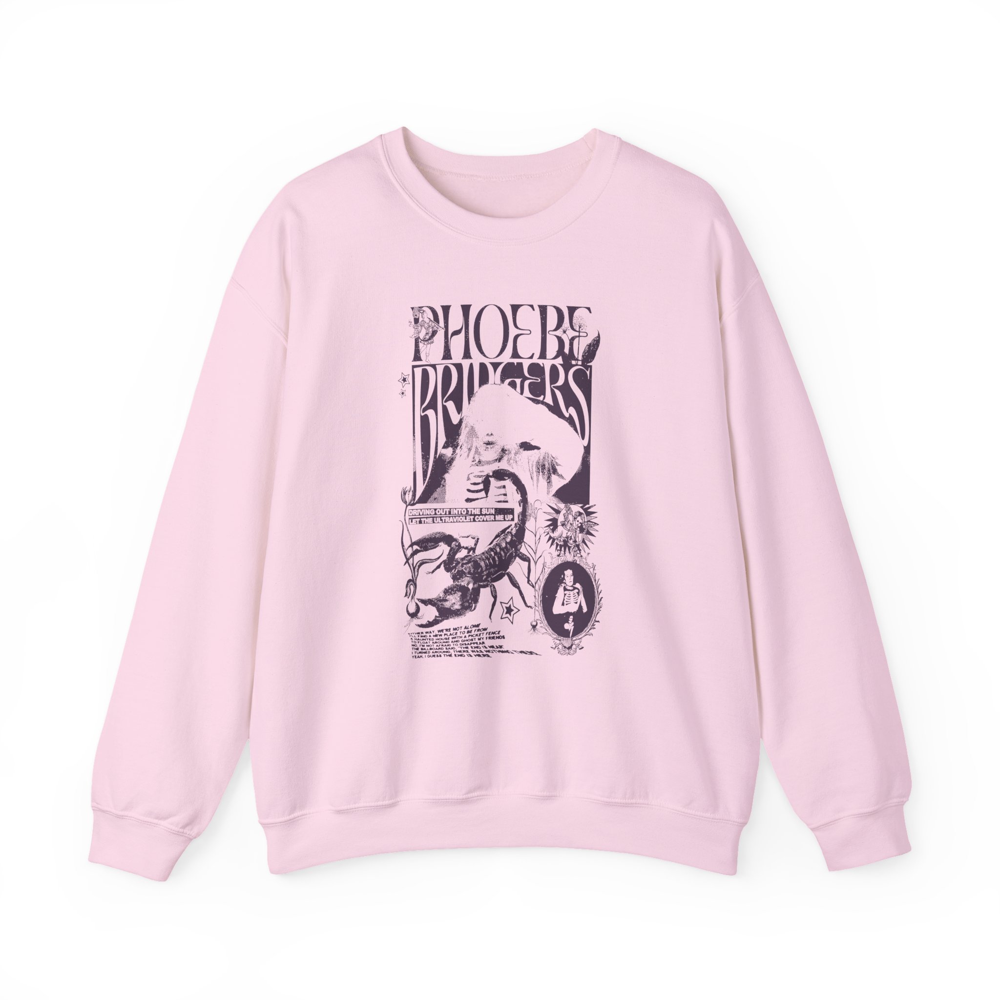 Phoebe Bridgers I Know the End Natural Unisex Heavy Blendâ„¢ Crewneck Sweatshirt