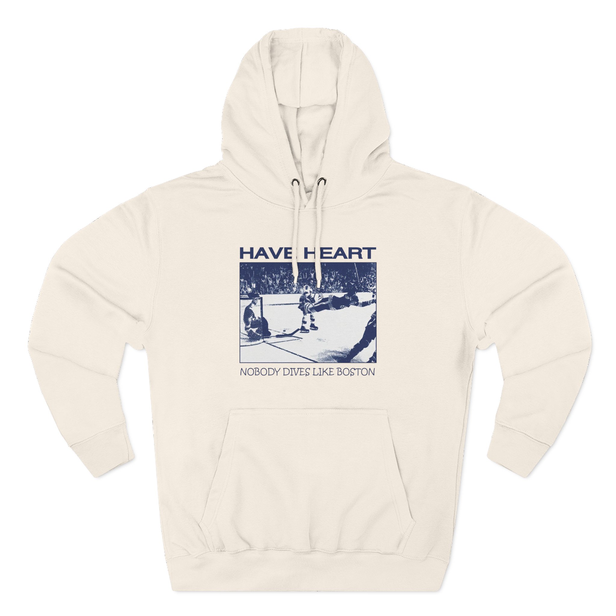 Have Heart Nobody Dives Like Boston Three-Panel Fleece Hoodie