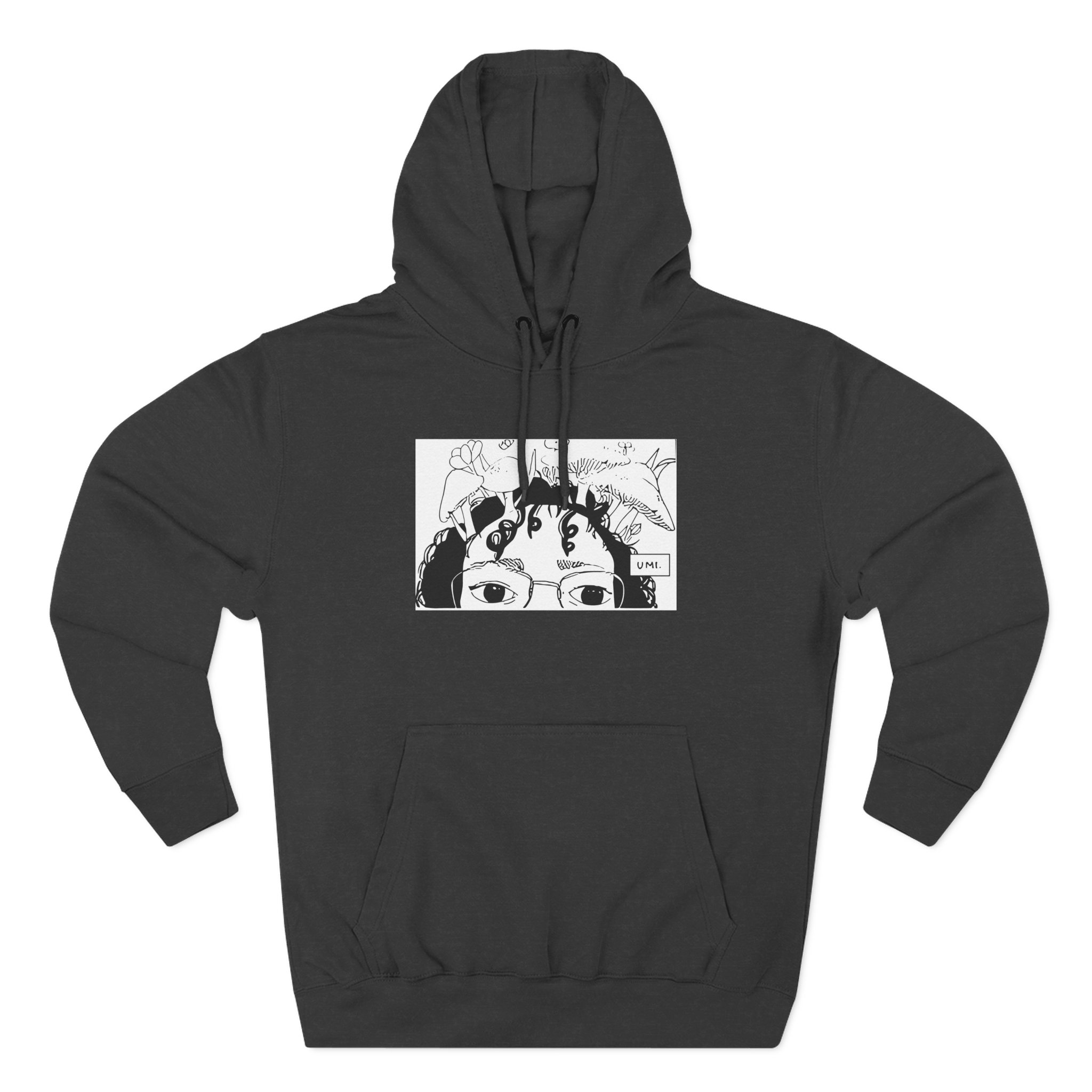Umi Drawing Three-Panel Fleece Hoodie