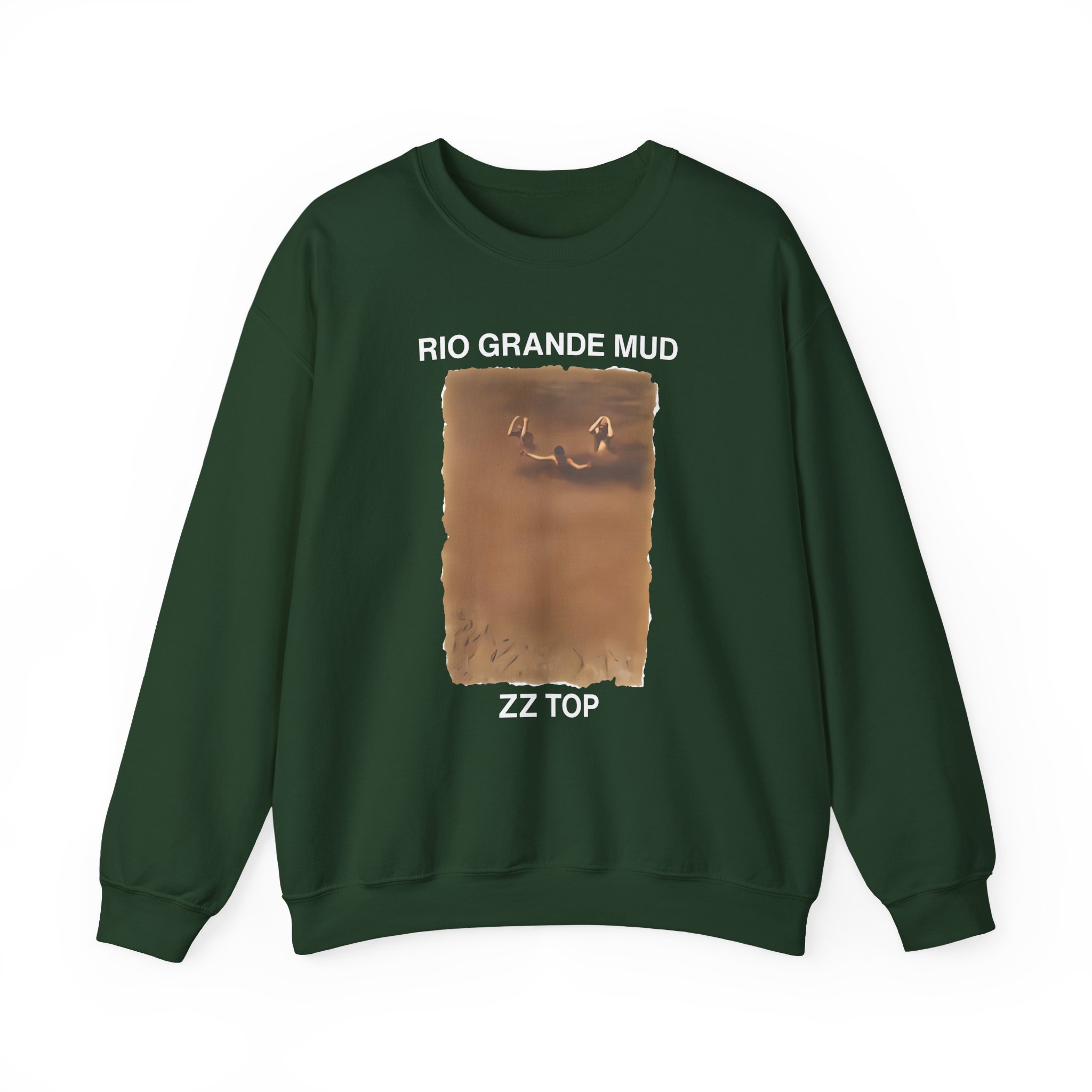 Zz Top Rio Grande Mud Unisex Heavy Blendâ„¢ Crewneck Sweatshirt