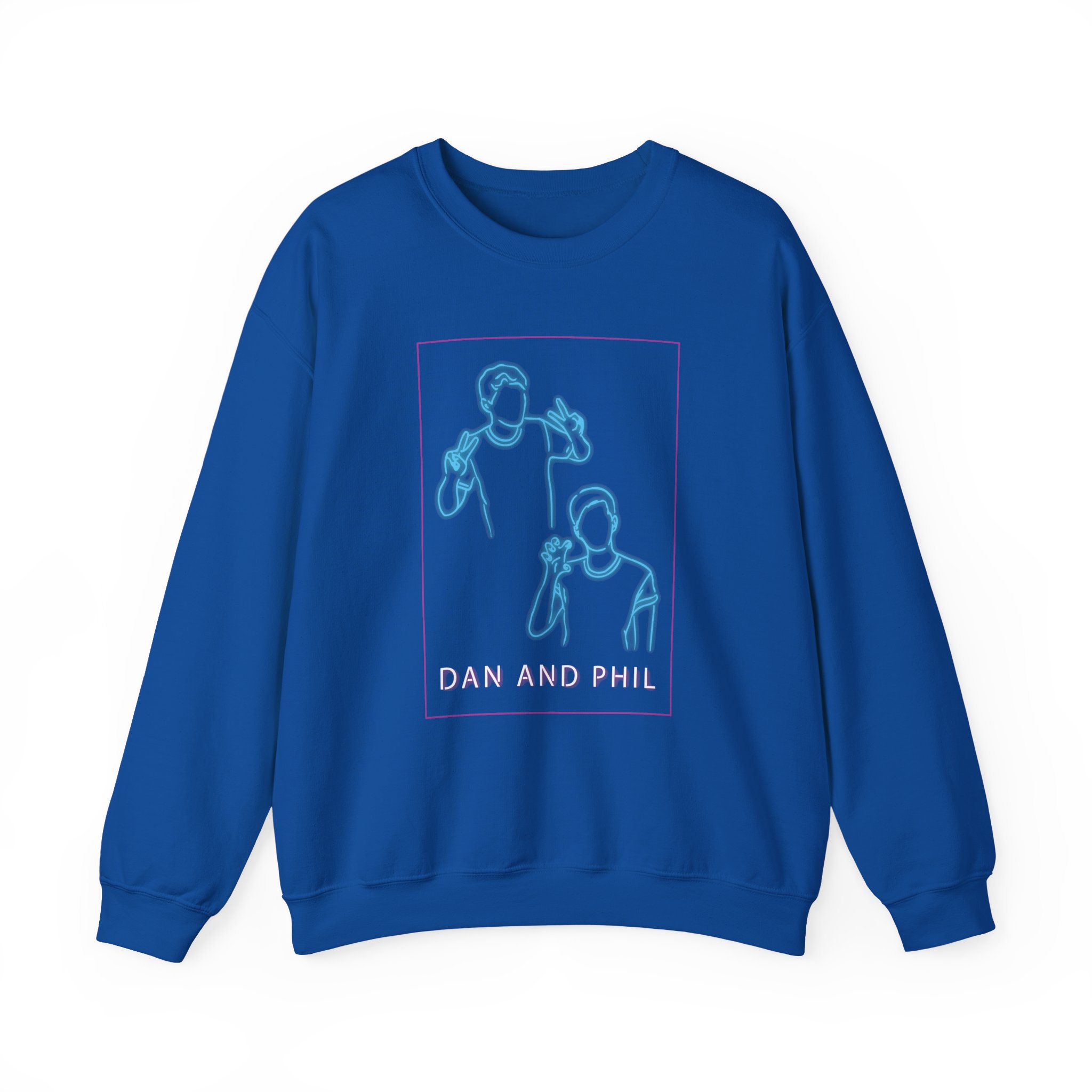 Dan And Phil Neon Unisex Heavy Blendâ„¢ Crewneck Sweatshirt
