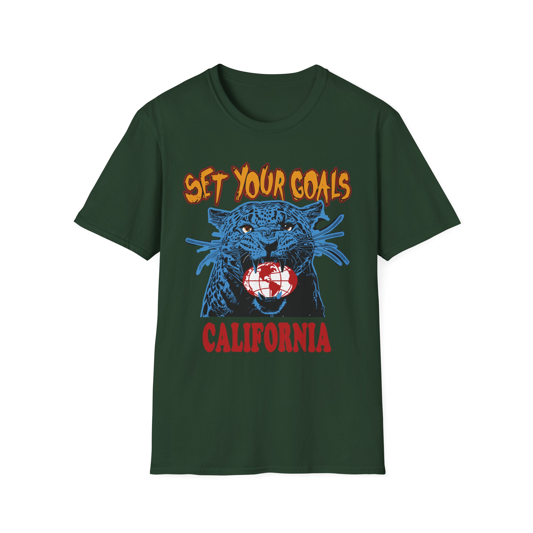 Set Your Goals Jaguar Unisex Softstyle T-Shirt