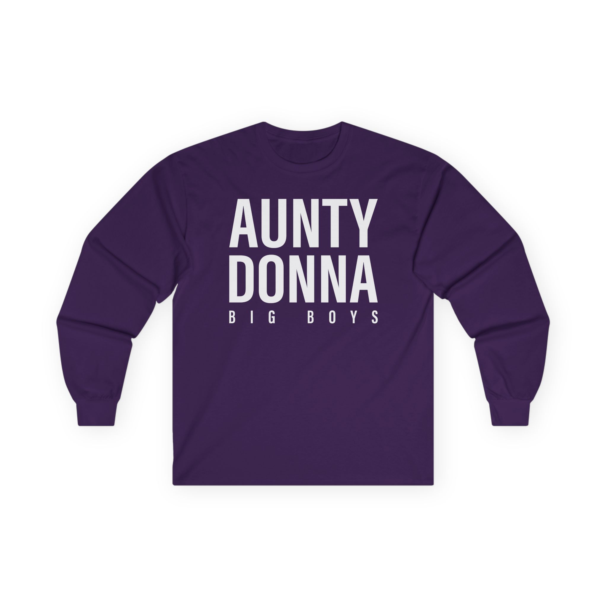 Aunty Donna Big Boys Unisex Ultra Cotton Long Sleeve Tee