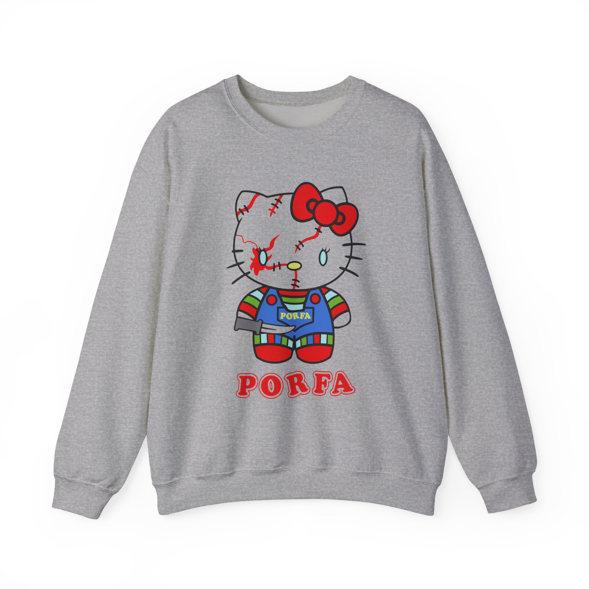 Porfa Hello Kitty Halloween Unisex Heavy Blendâ„¢ Crewneck Sweatshirt