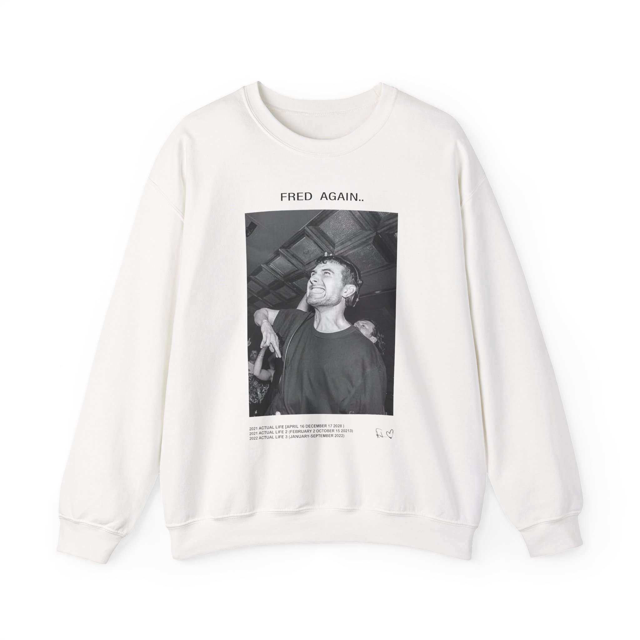 Fred Again Album Unisex Heavy Blendâ„¢ Crewneck Sweatshirt