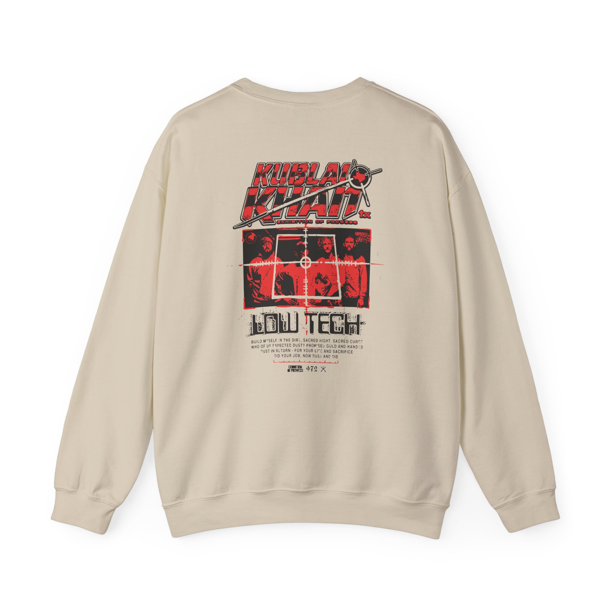 Kublai Khan Low Tech Unisex Heavy Blendâ„¢ Crewneck Sweatshirt