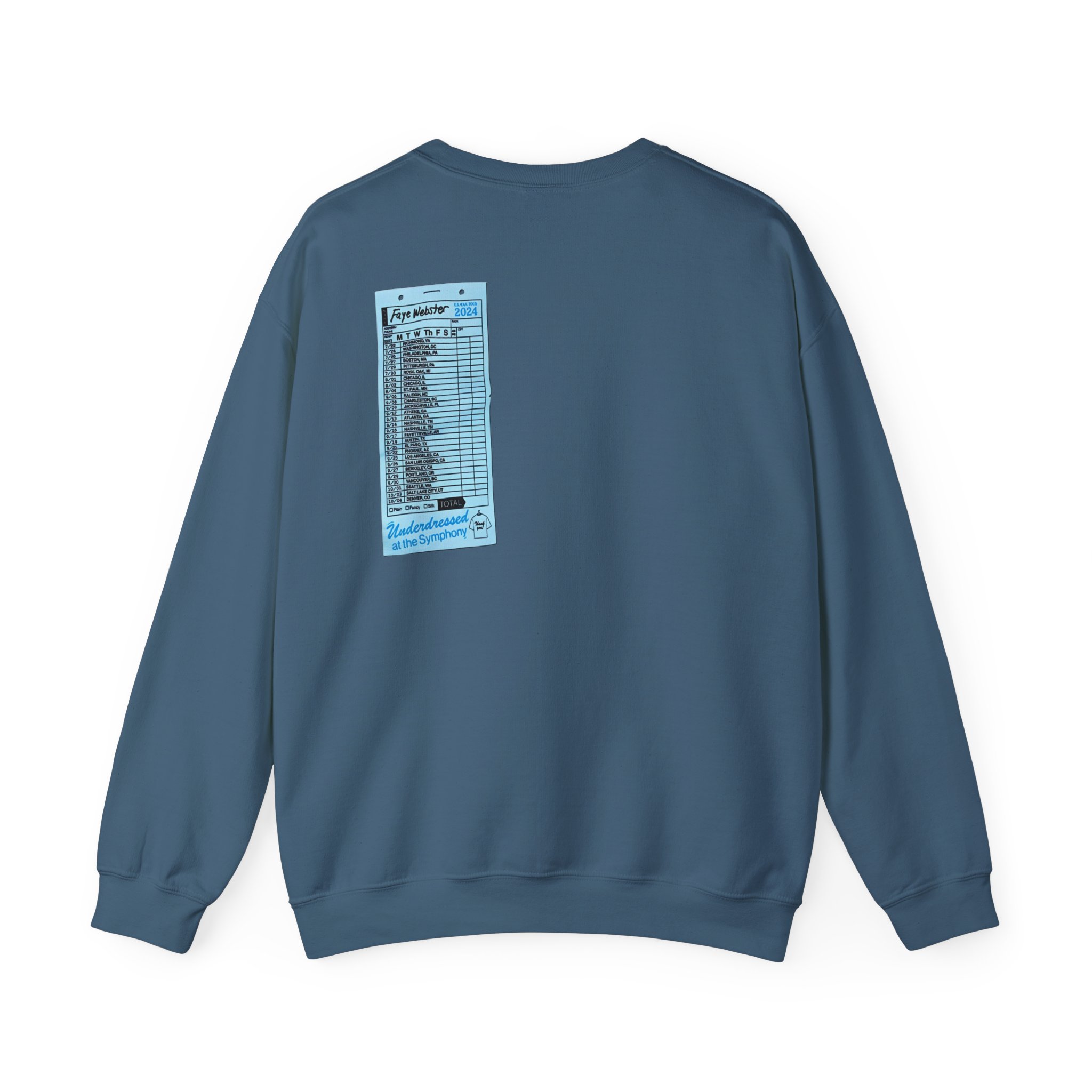 Faye Webster Underdressed at the Symphony 2024 Tour Unisex Heavy Blendâ„¢ Crewneck Sweatshirt