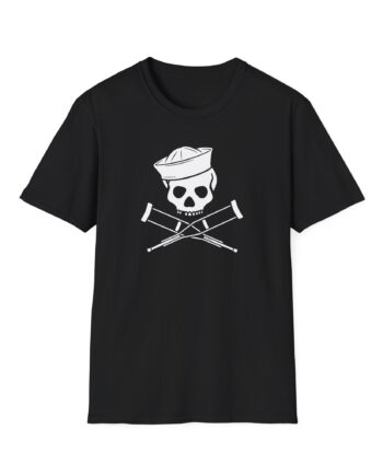 Jackass Sailor Skull & Crossbones Unisex Softstyle T-Shirt