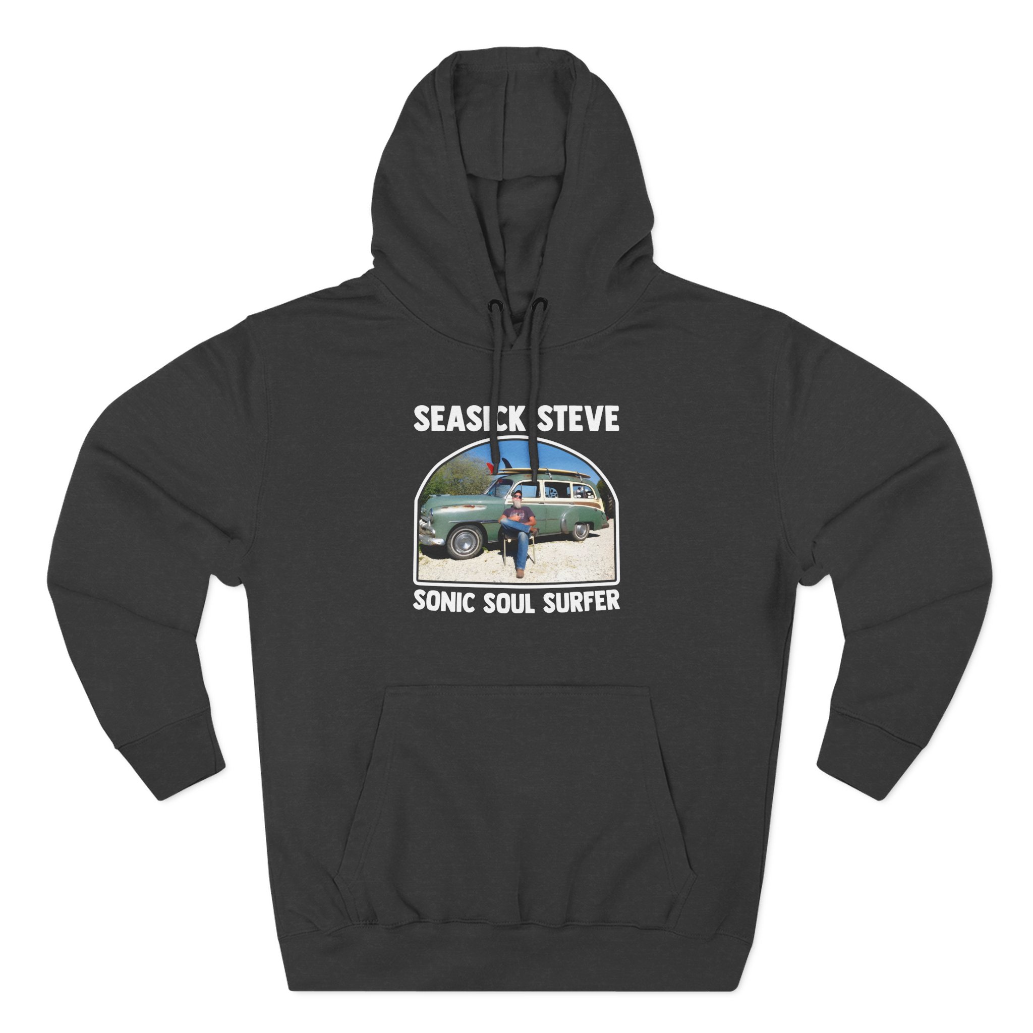 Seasick Steve Sonic Soul Surfer Three-Panel Fleece Hoodie