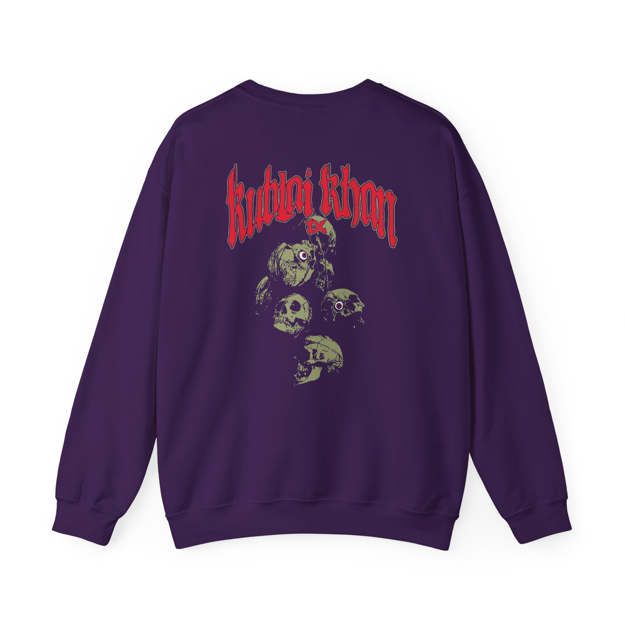 Kublai Khan - Skull Unisex Heavy Blendâ„¢ Crewneck Sweatshirt