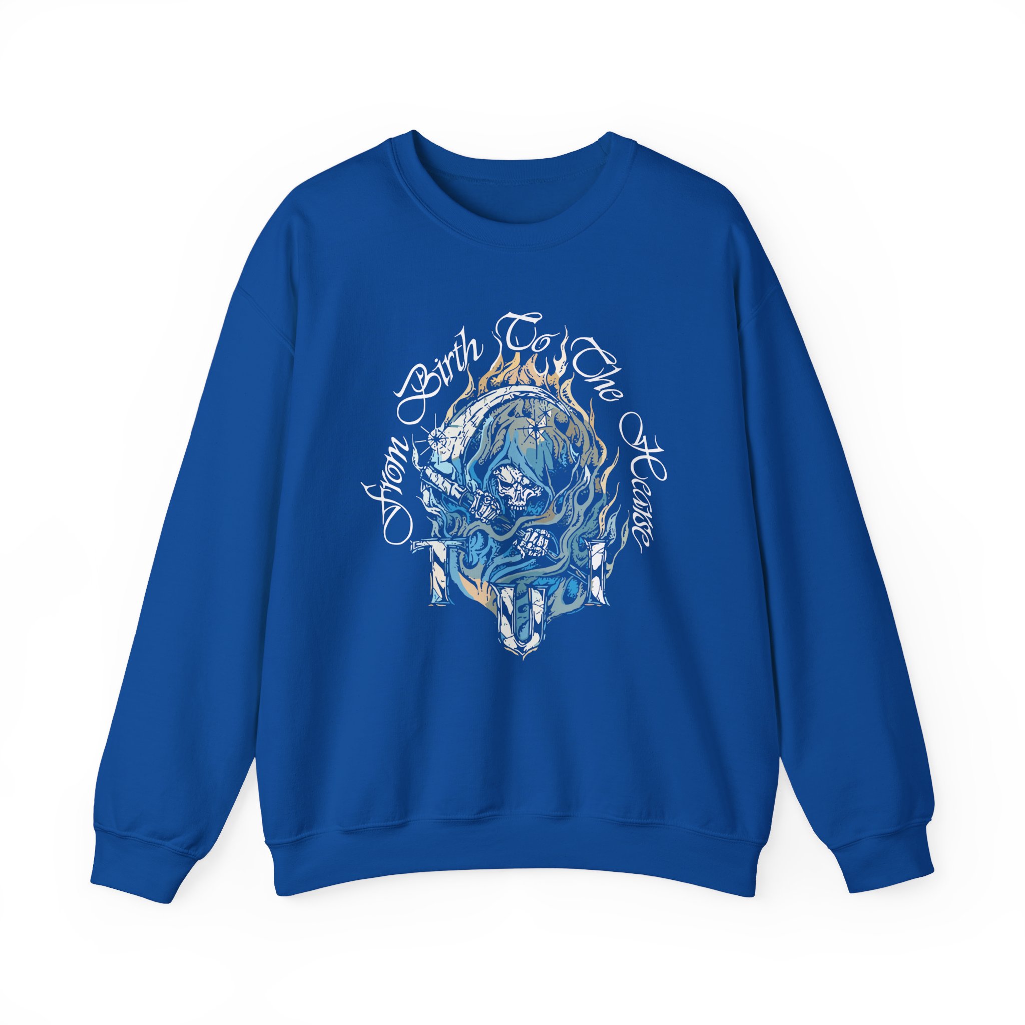 Trapped Under Ice Birth to Hearse Unisex Heavy Blend Crewneck Sweatshir