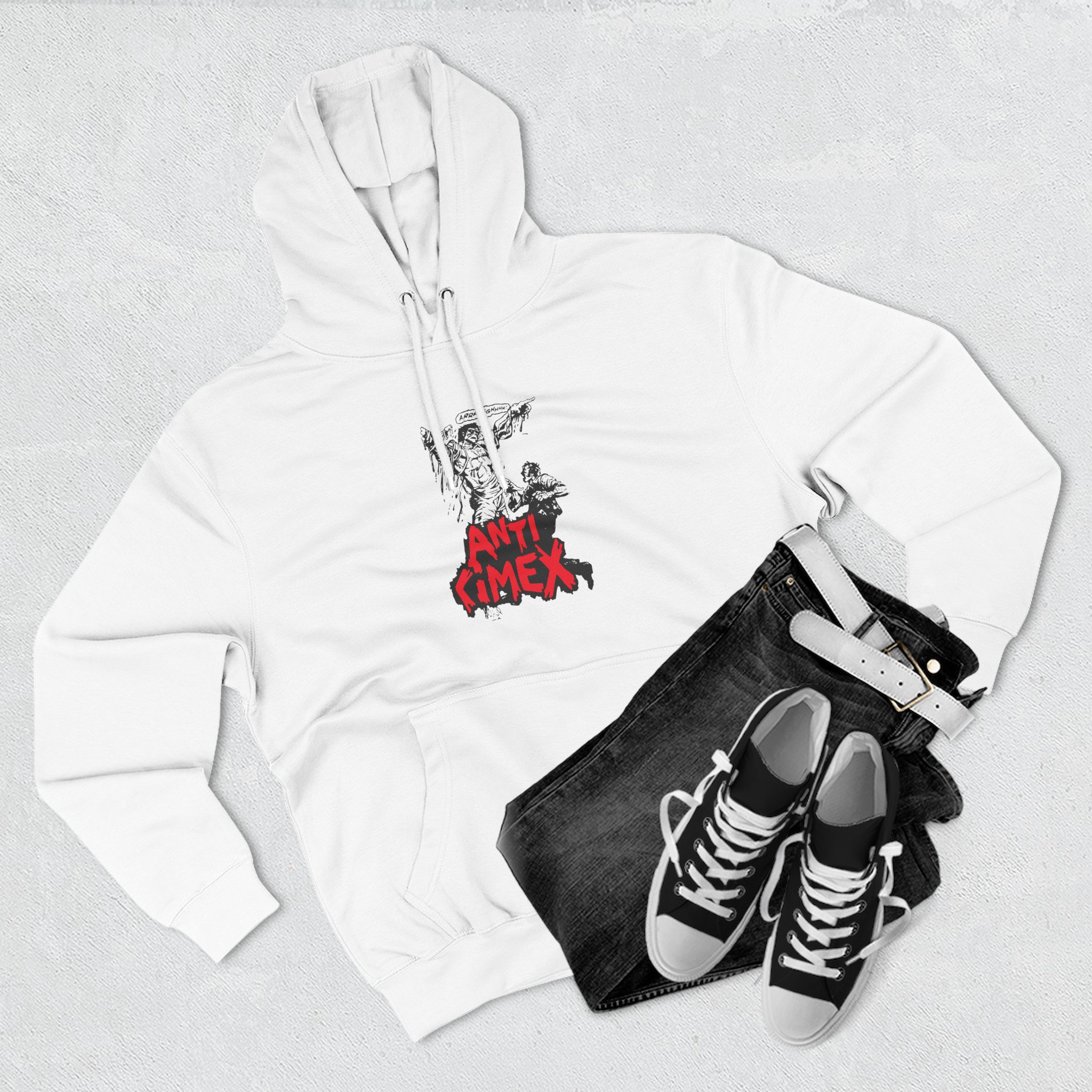 Anti Cimex Frankie Three-panel Fleece Hoodie