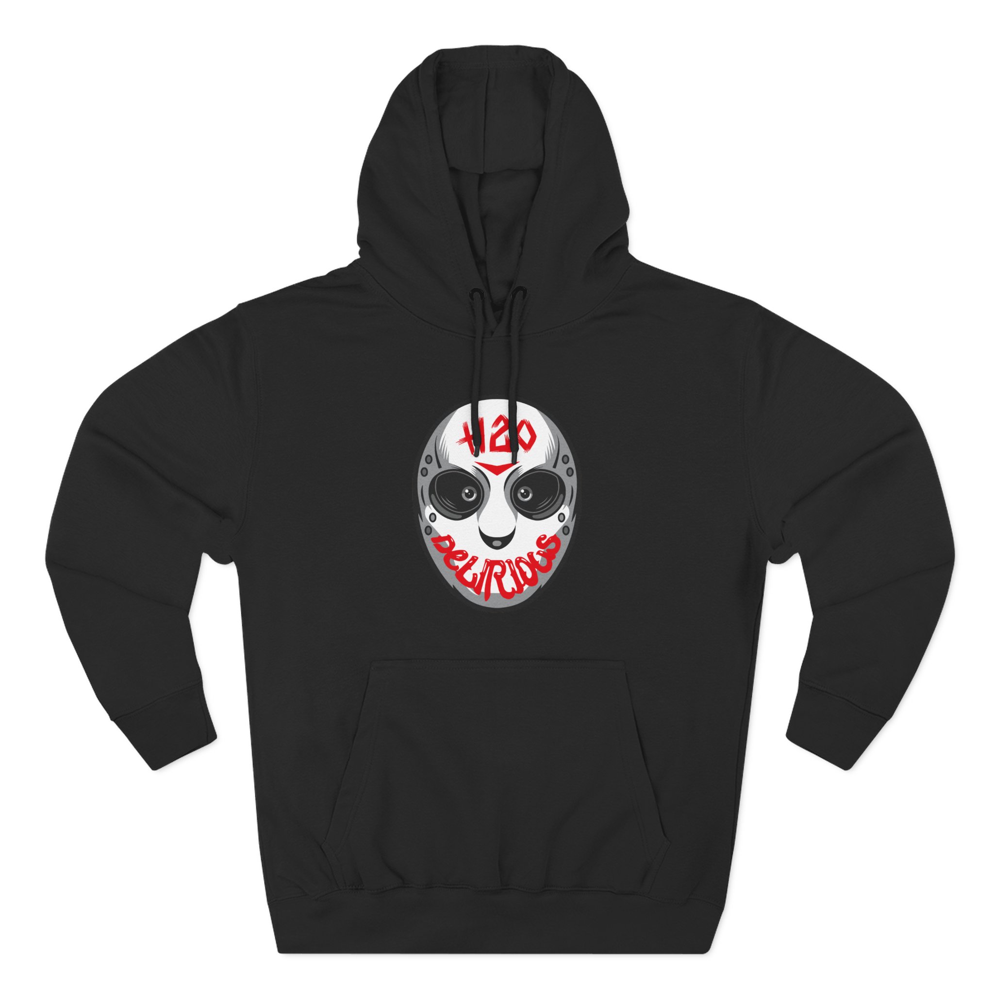 H2odelirious Face Mask Logo Three-Panel Fleece Hoodie