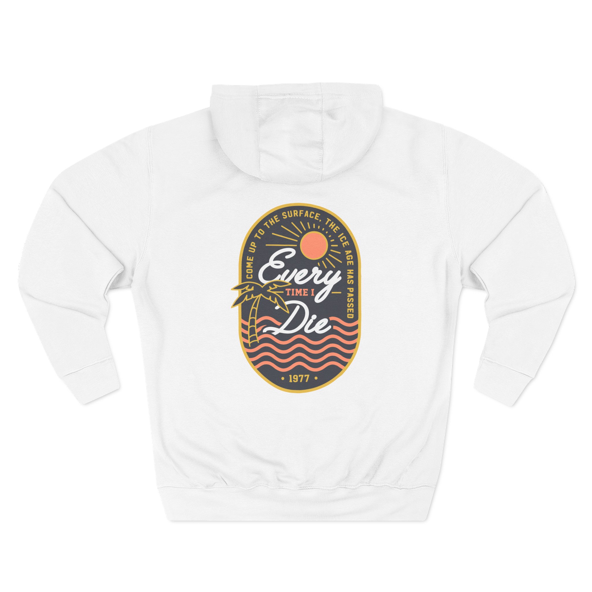 Every Time I Die Ice Age Three-panel Fleece Hoodie